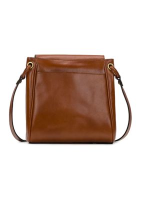 Patricia Nash Josselin Signature Satchel, Tan, Leather