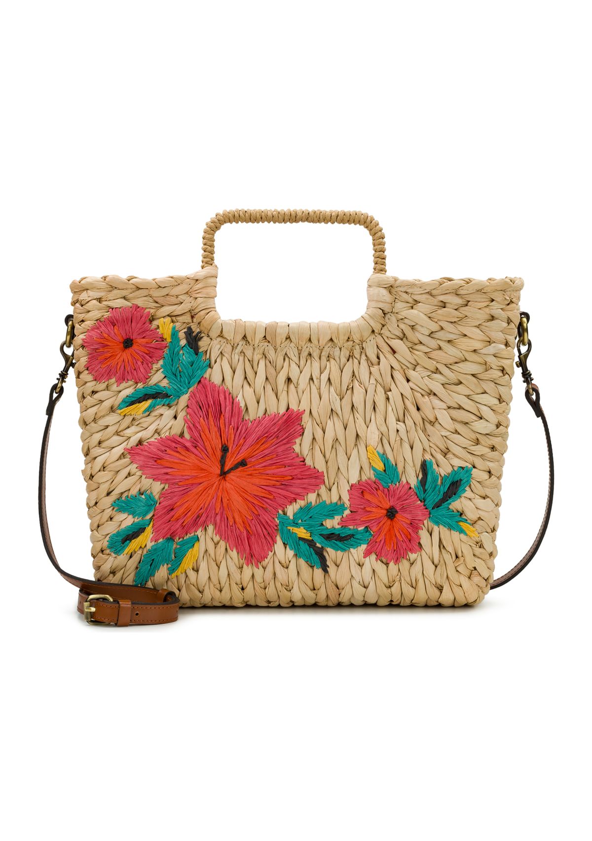 Mykonos Basket Top Handle Crossbody Bag