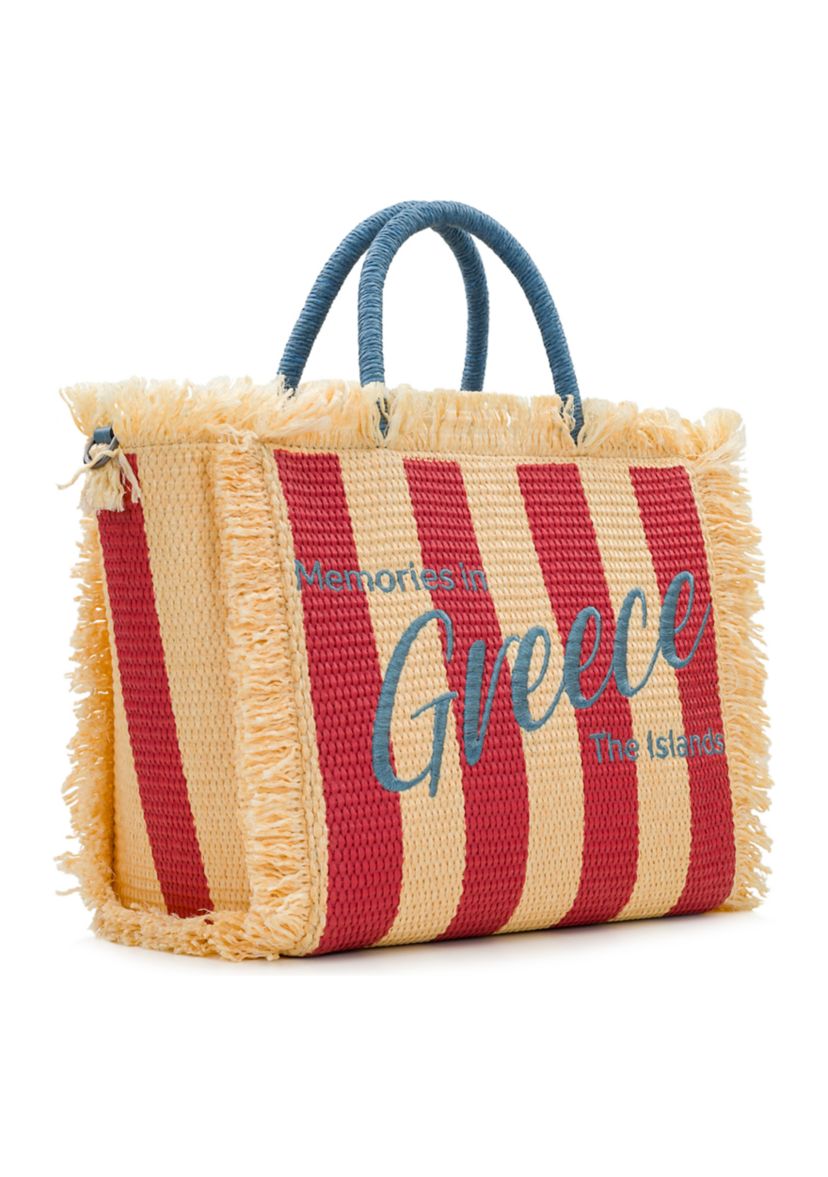 Memories of Greece Large Tote Bag