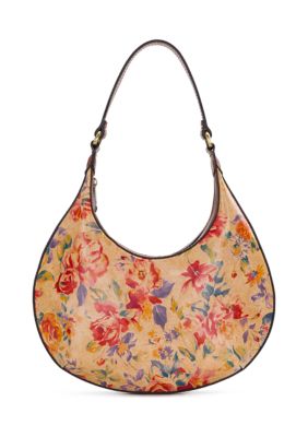 Patricia Nash Coco Crescent Hobo: Cognac