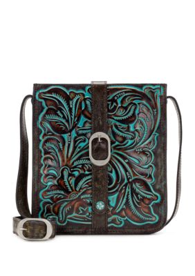 patricia nash turquoise tooled granada crossbody