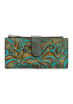 Patricia Nash Women's Nazari Wallet, Turquoise -  0887986374468