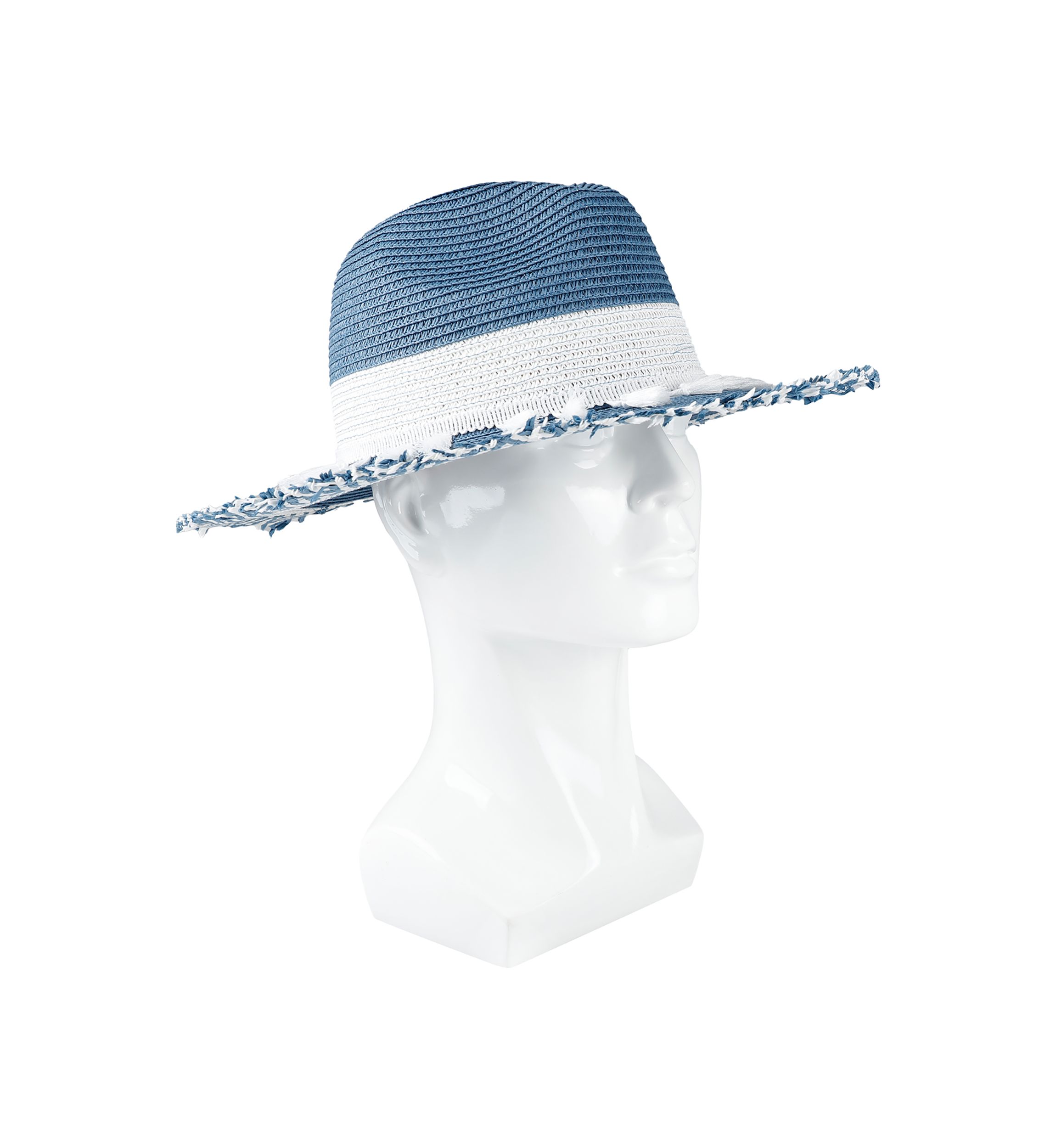 Fashion Straw Wide Brim Fringe Tassel Hat