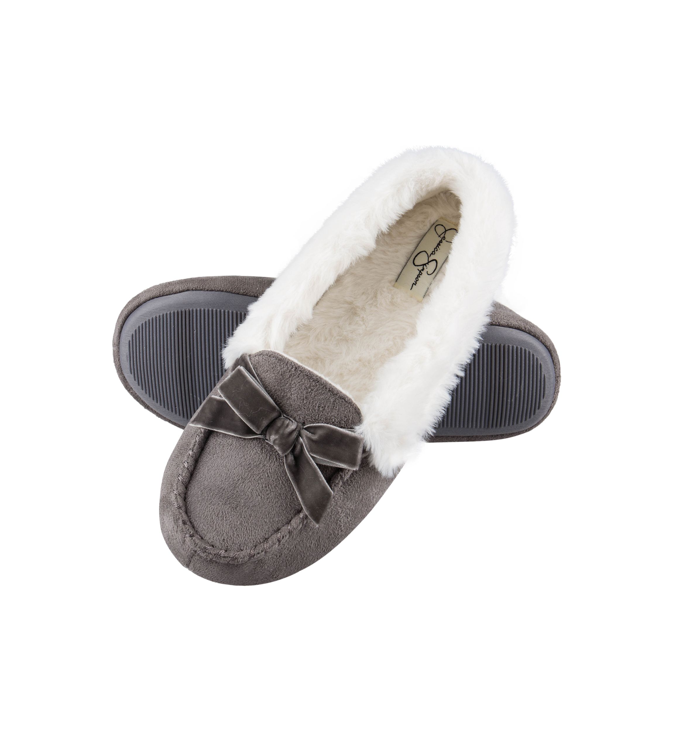 Microsuede Moccasin Slippers