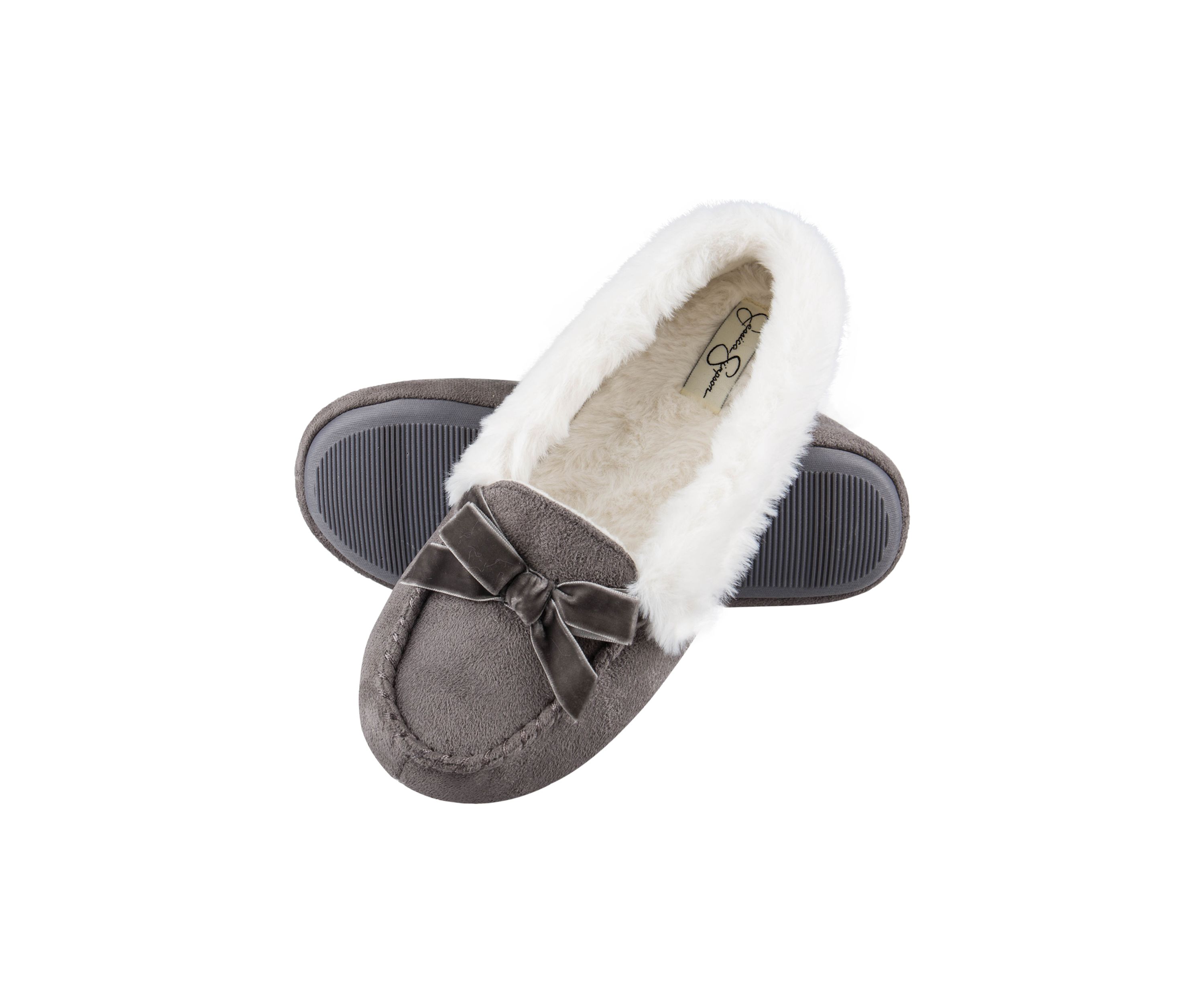 Microsuede Moccasin Slippers
