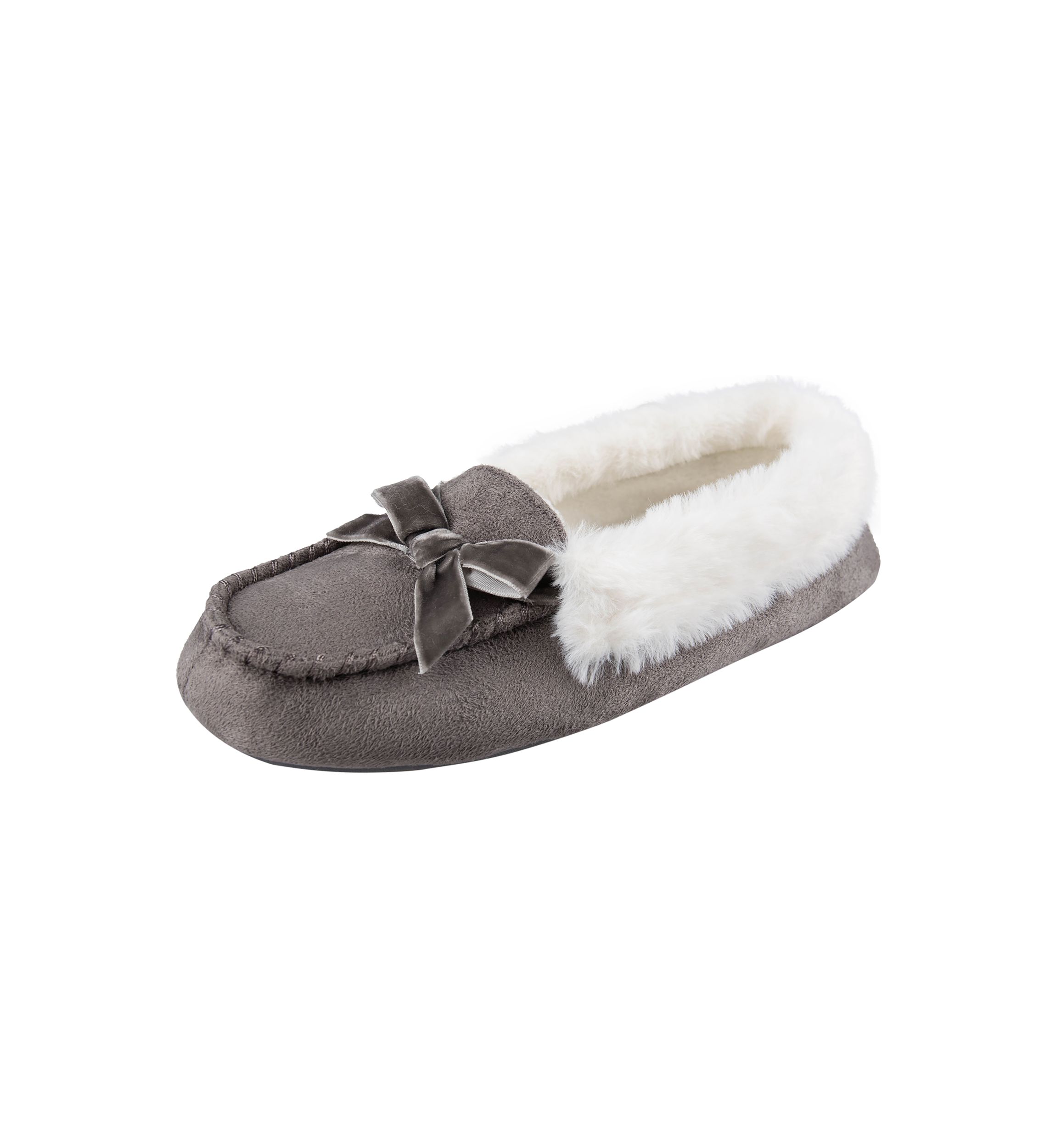 Microsuede Moccasin Slippers