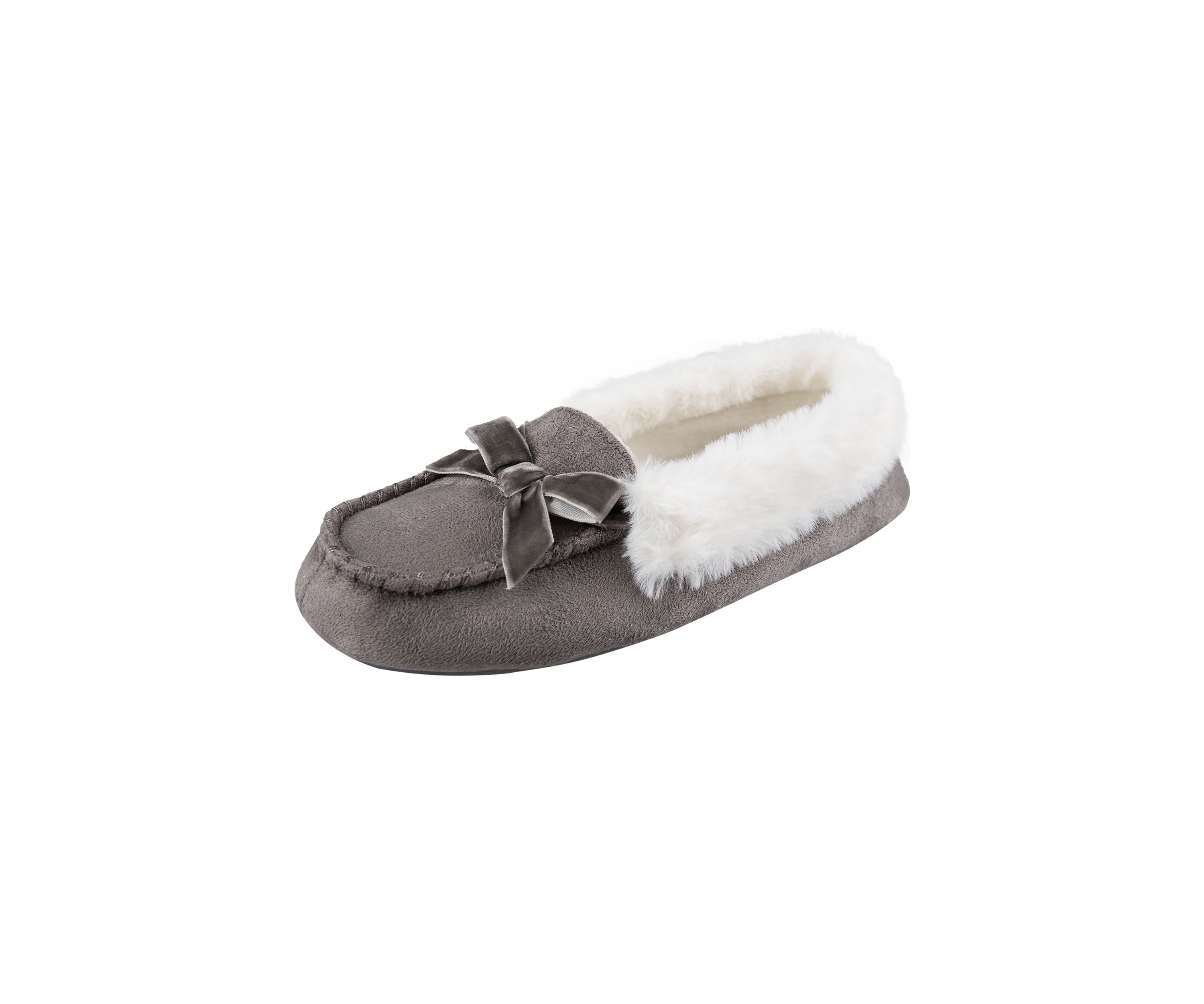 Microsuede Moccasin Slippers