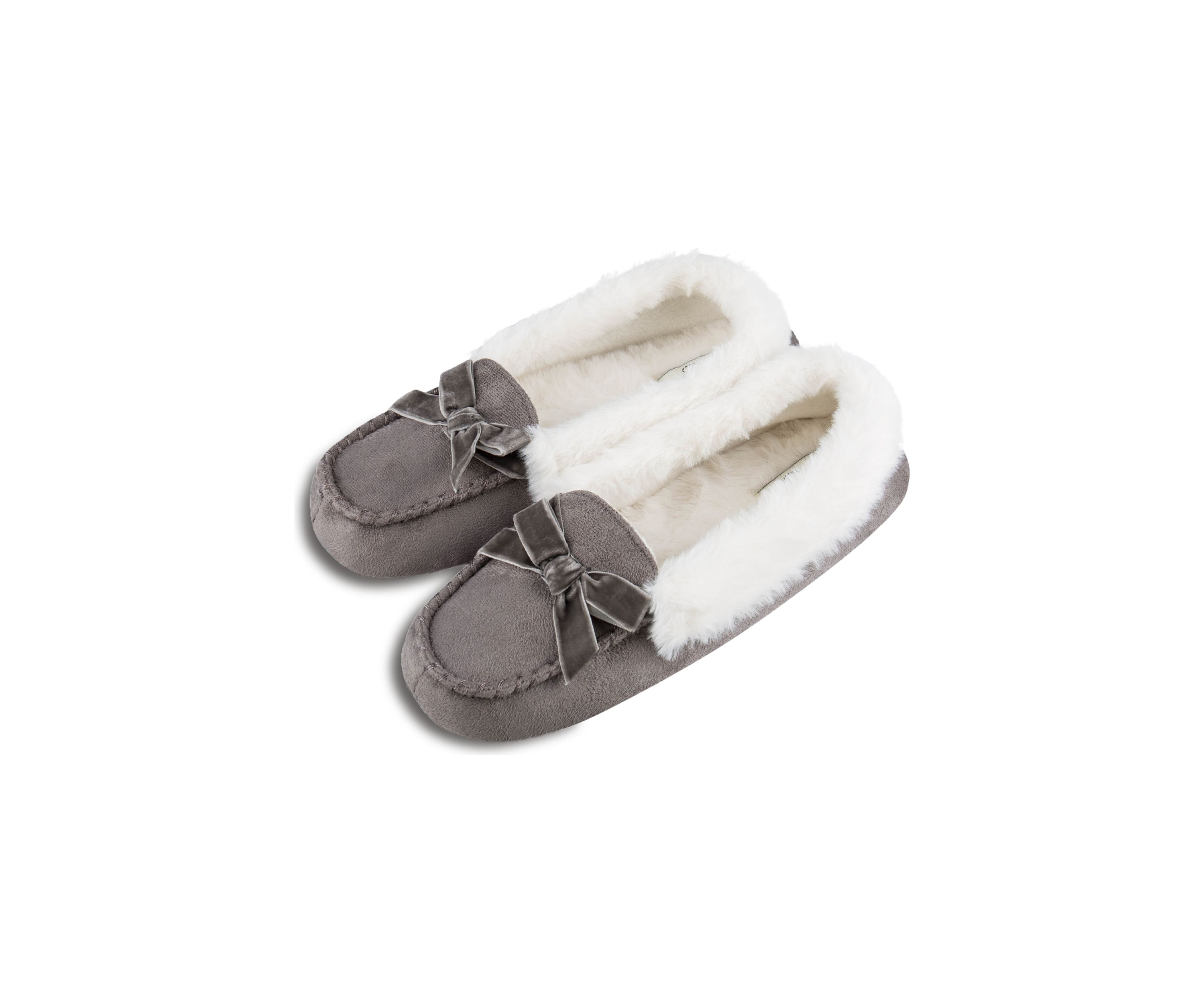 Microsuede Moccasin Slippers