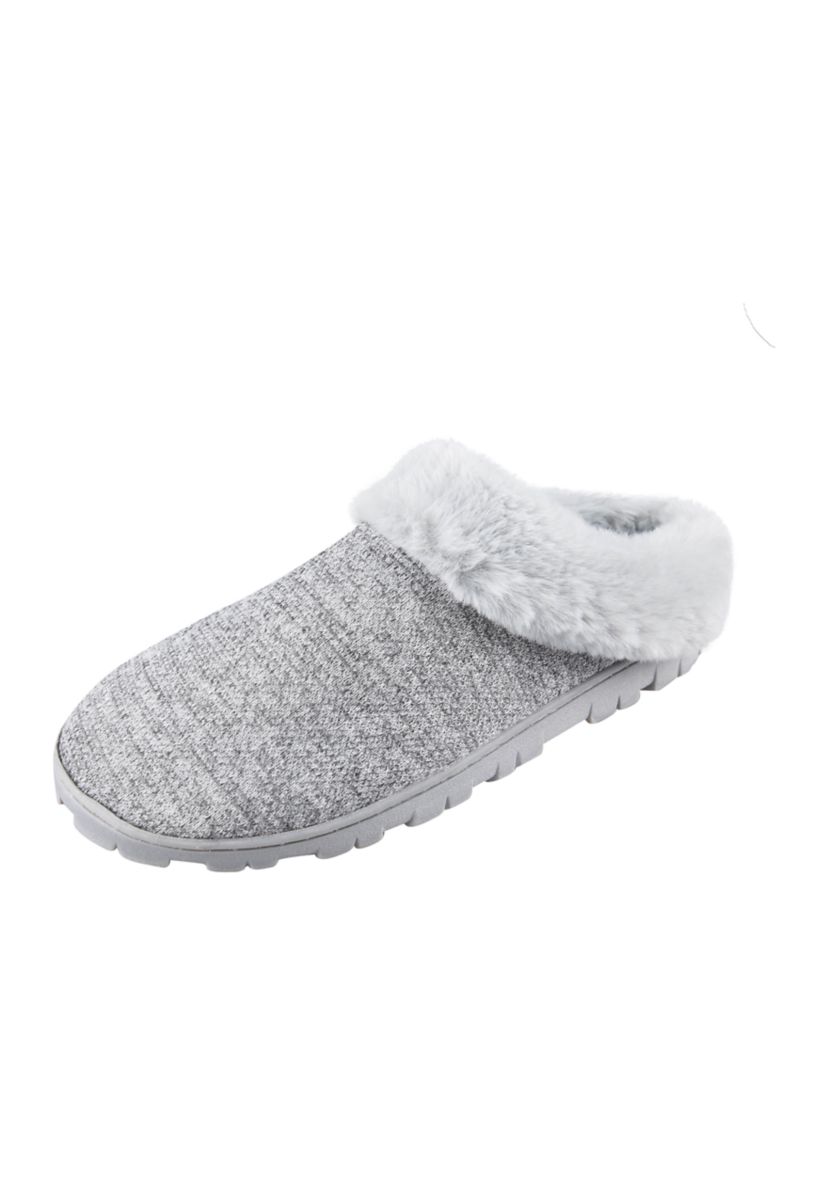Knit Clog Slippers