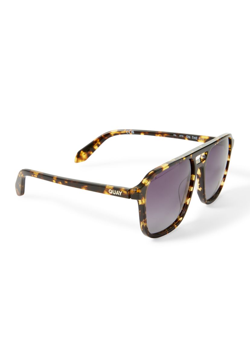 Quay Australia On the Fly Aviator Sunglasses | Belk display picture 2
