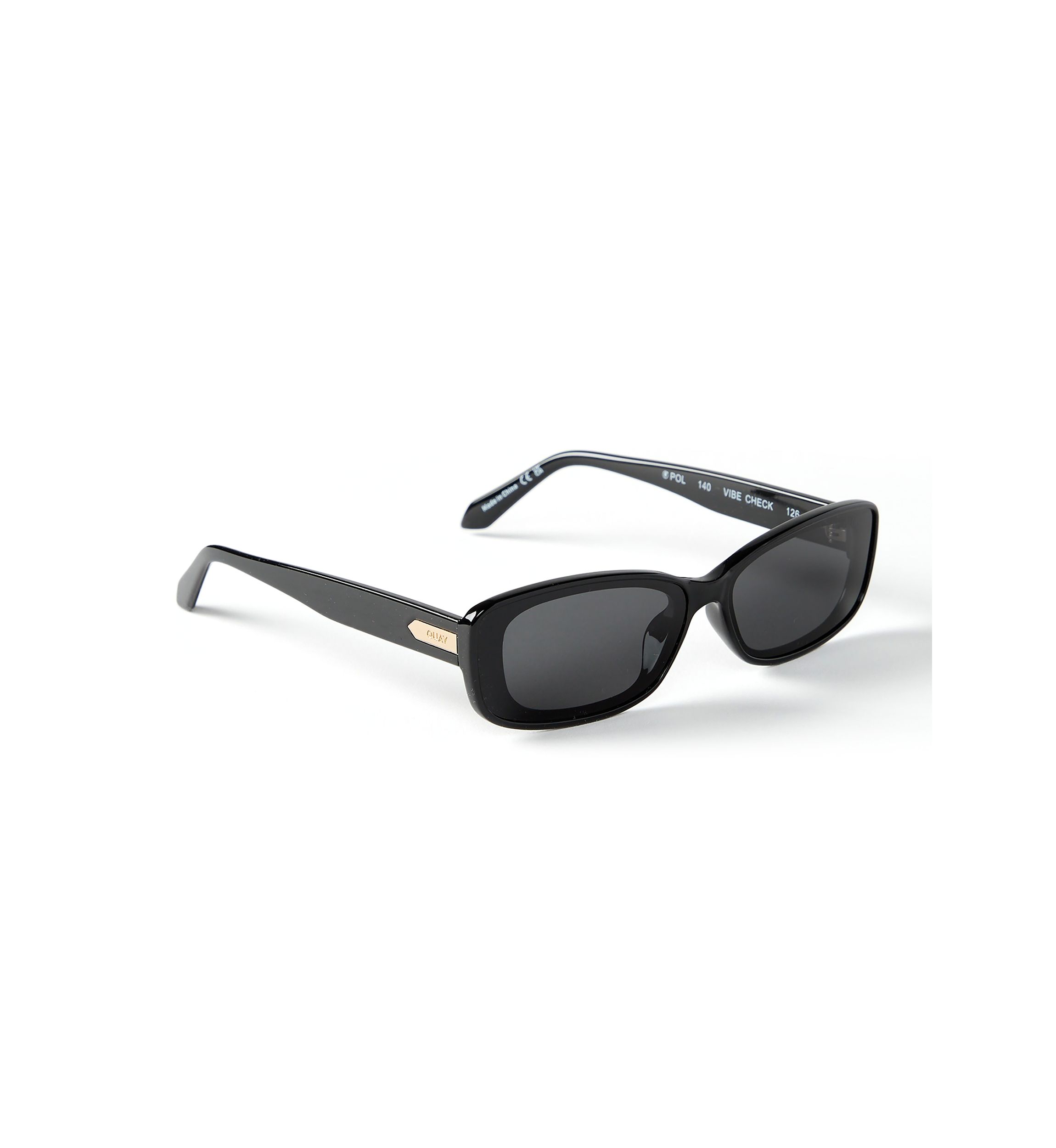 Womens Vibe Check Narrow Rectangular Sunglasses