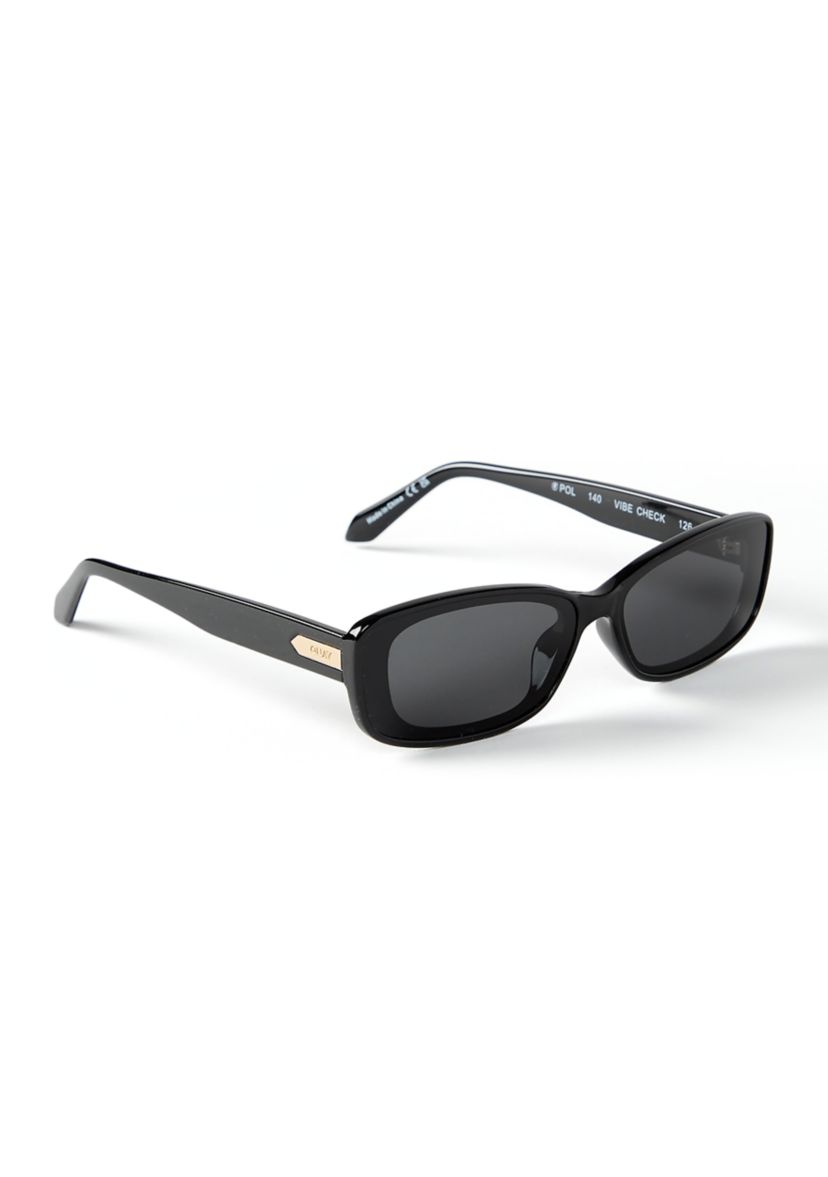 Womens Vibe Check Narrow Rectangular Sunglasses