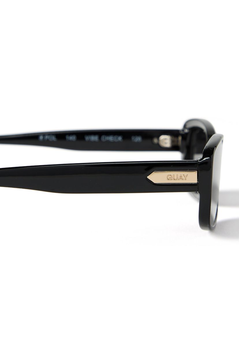 Womens Vibe Check Narrow Rectangular Sunglasses
