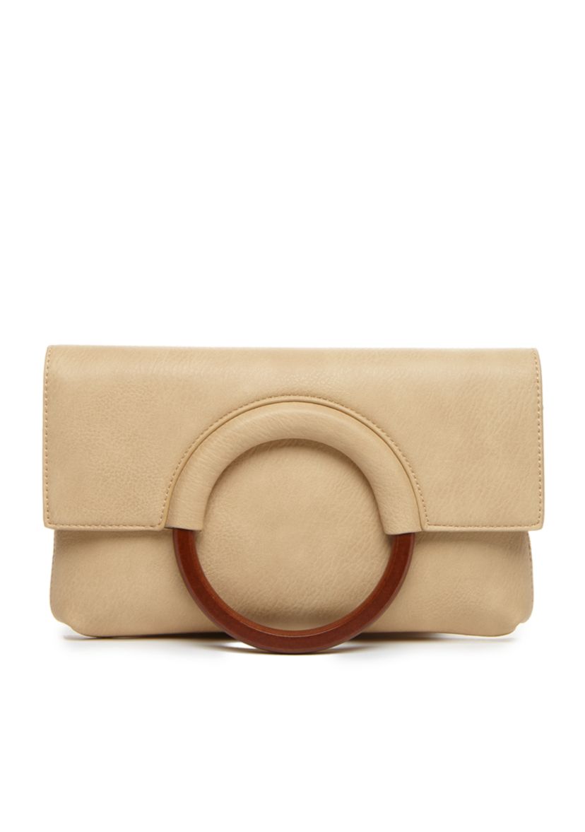 Clutch With Wooden Ring