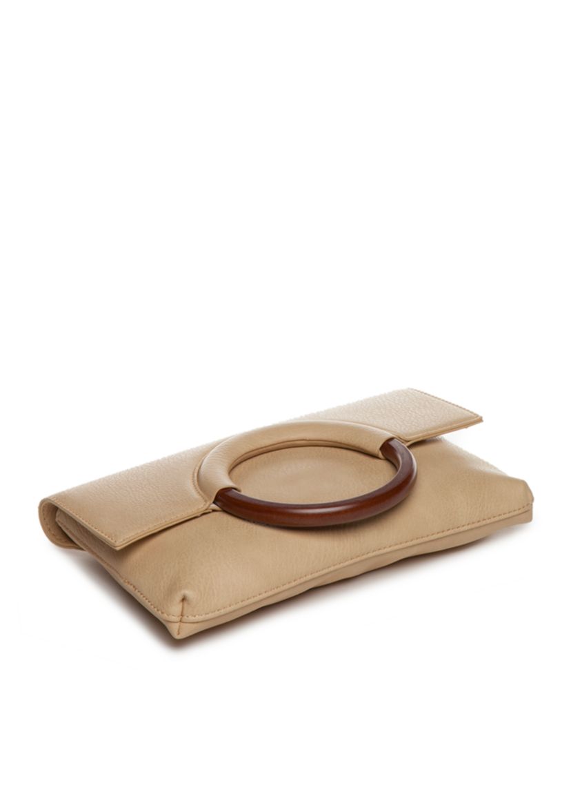 Clutch With Wooden Ring