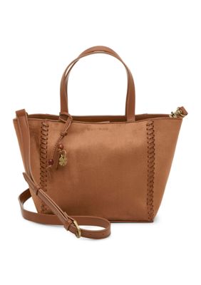Lucky Brand Women's Enna Faux Suede Whipstitch Tote