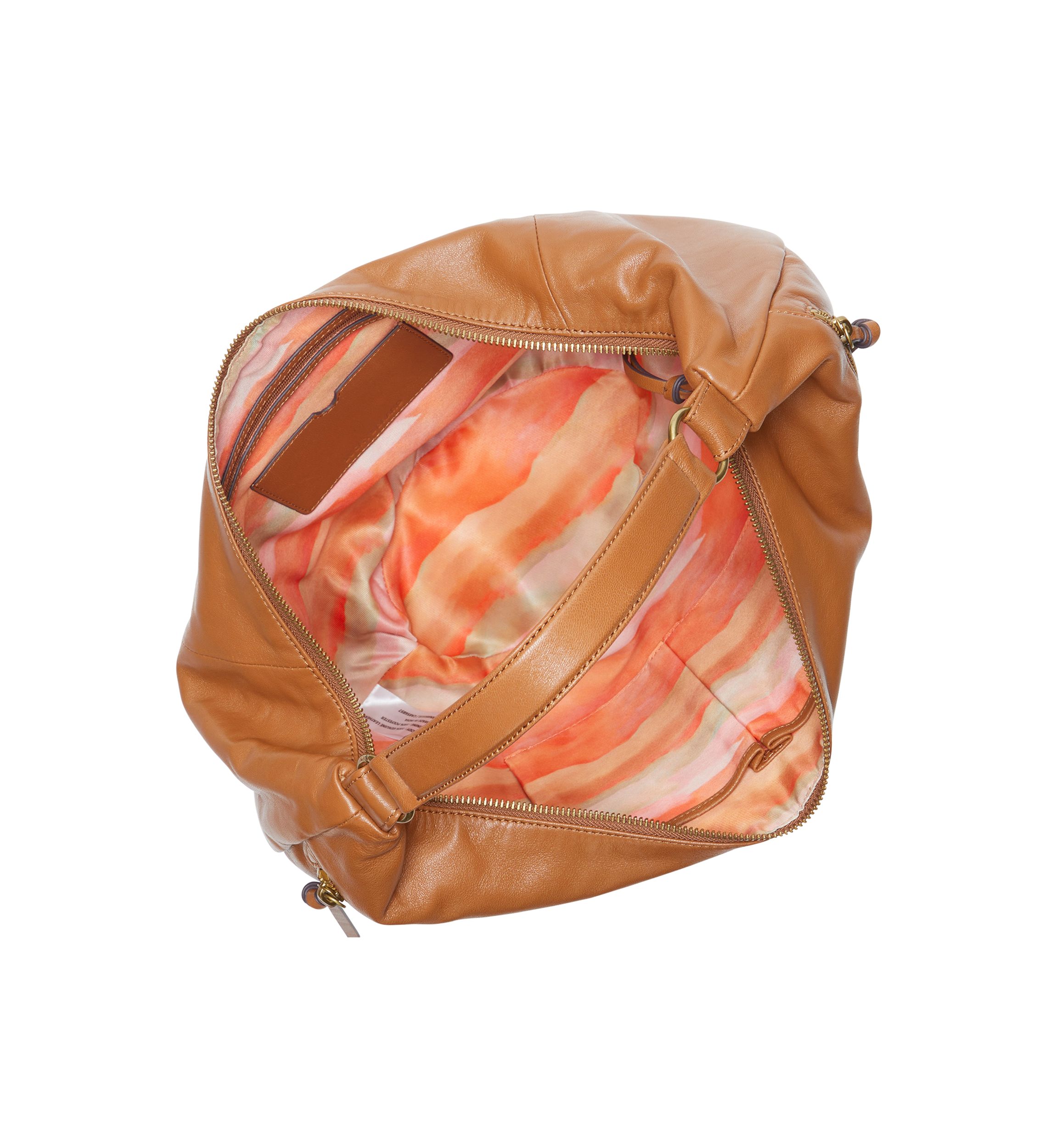 Lexy Crescent Leather Hobo Bag