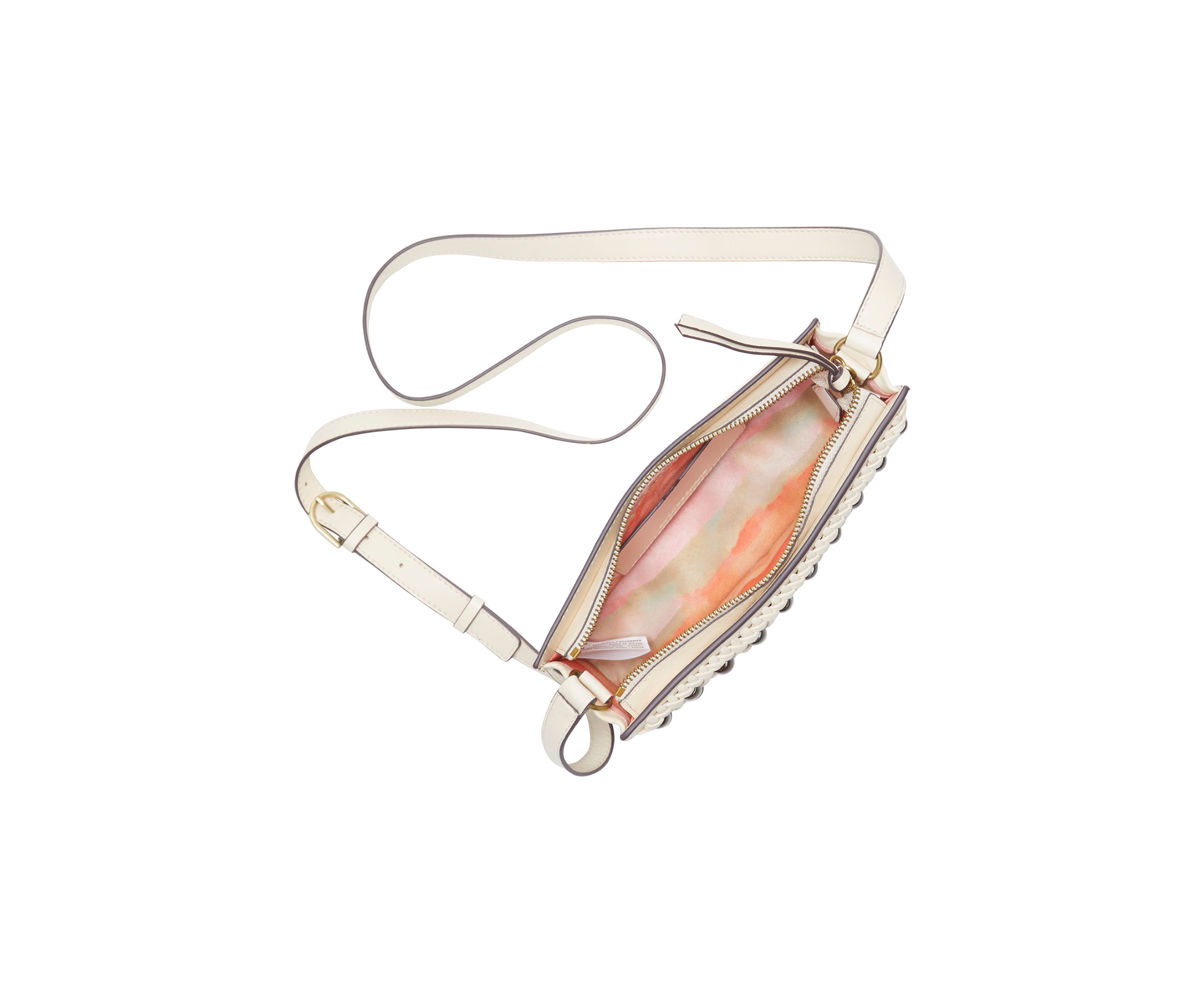 Lova Beaded Leather Crossbody Bag