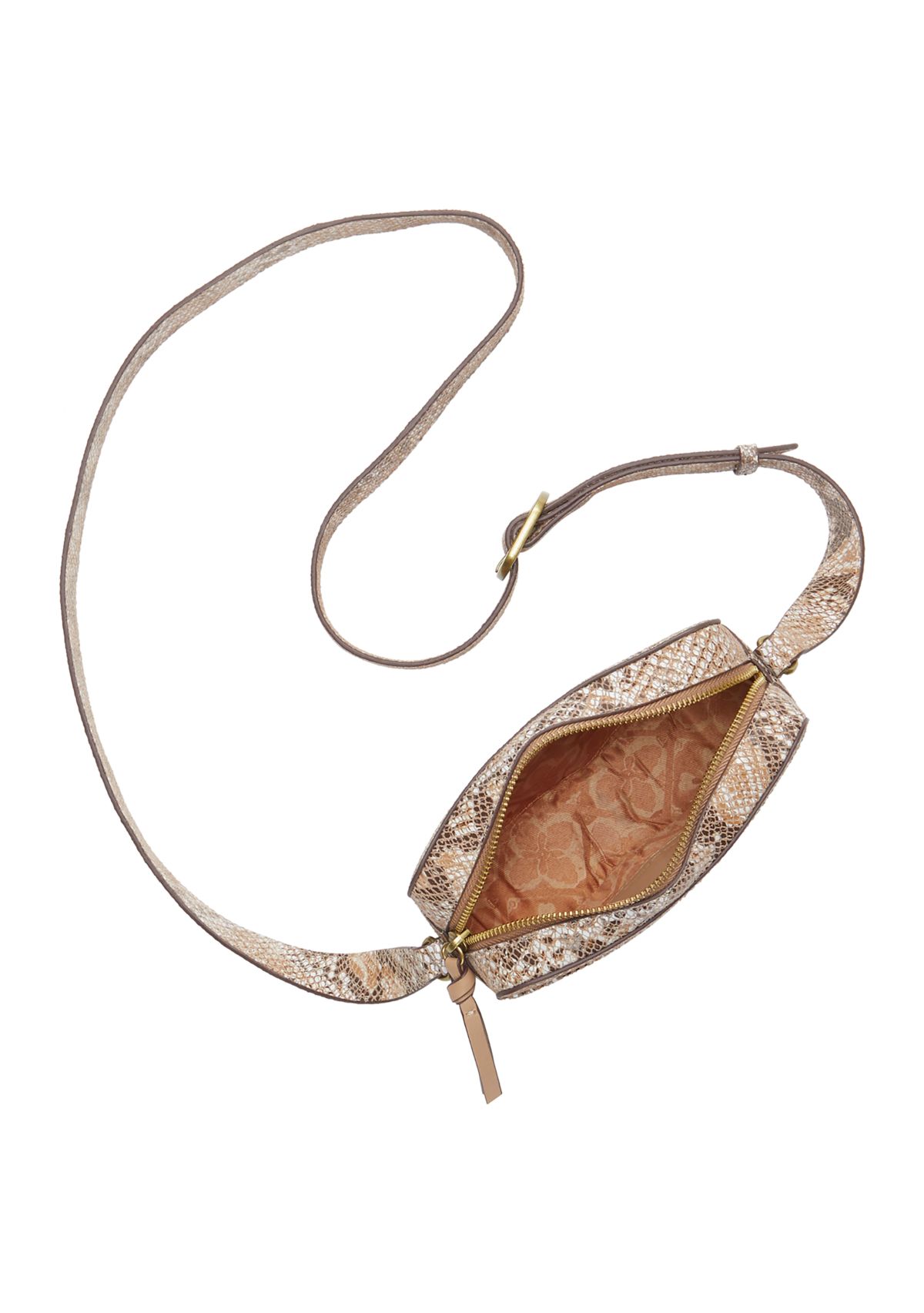 Mora Snakeskin Crossbody Camera Bag