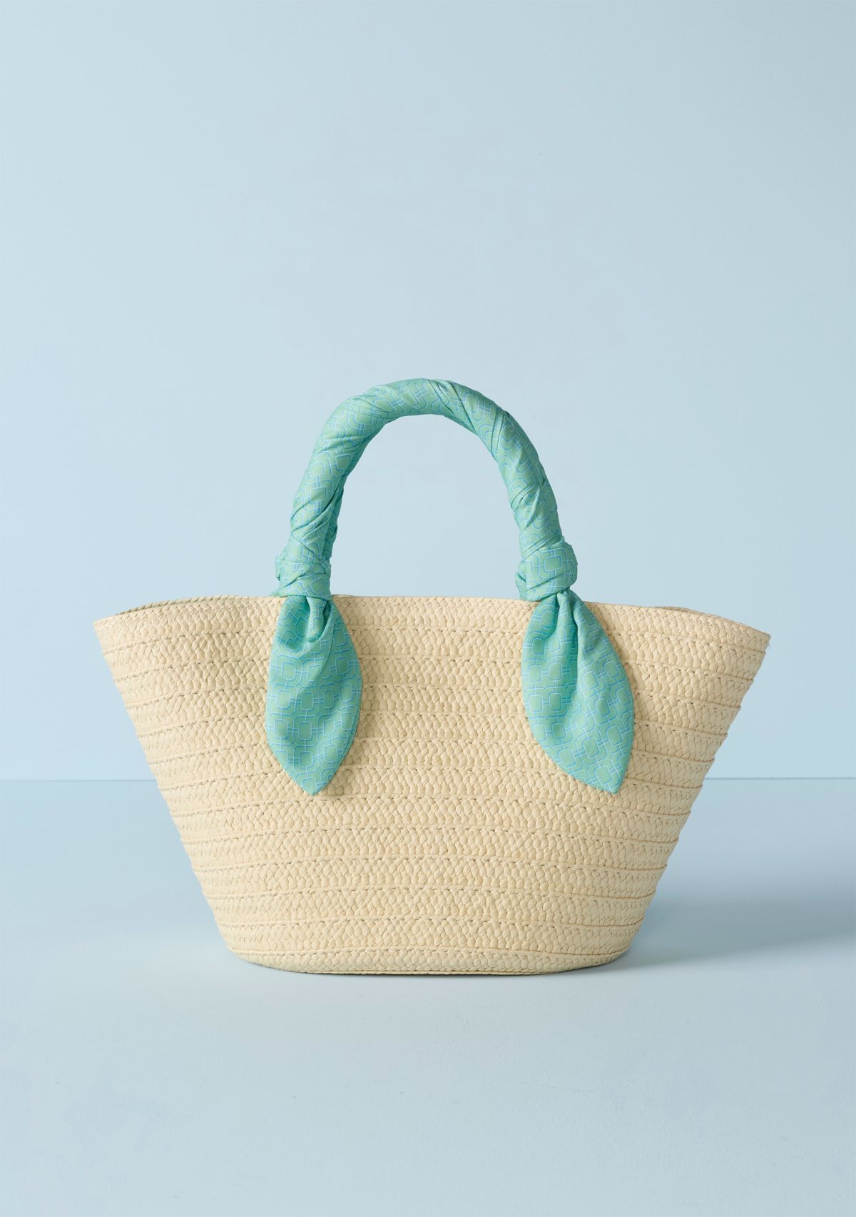 Sewing Down South x Crown & Ivy™ Vendue Medium Straw Handbag