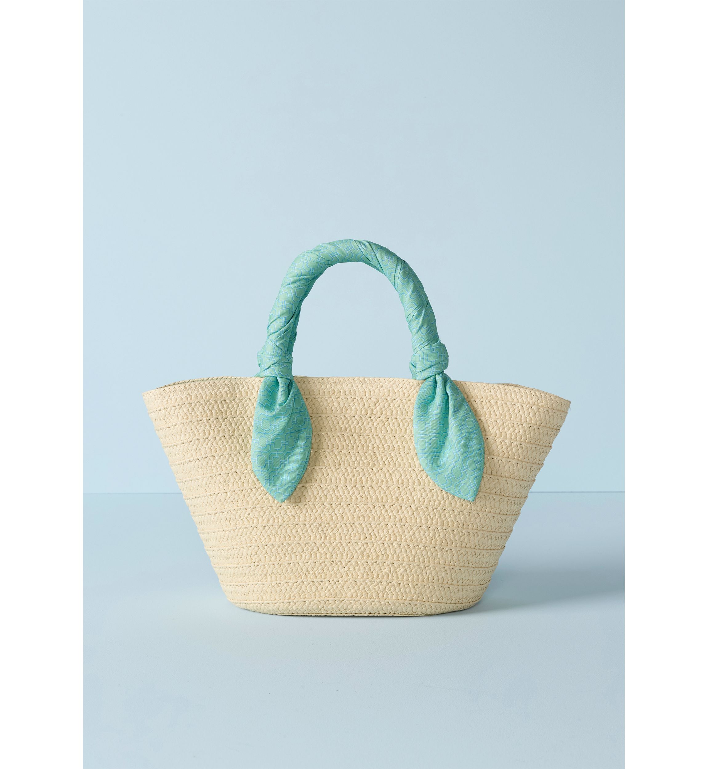 Sewing Down South x Crown & Ivy™ Vendue Medium Straw Handbag