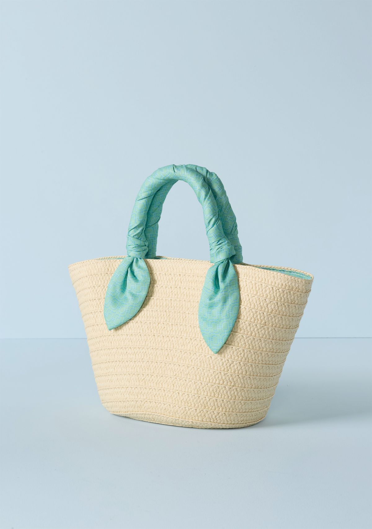 Sewing Down South x Crown & Ivy™ Vendue Medium Straw Handbag