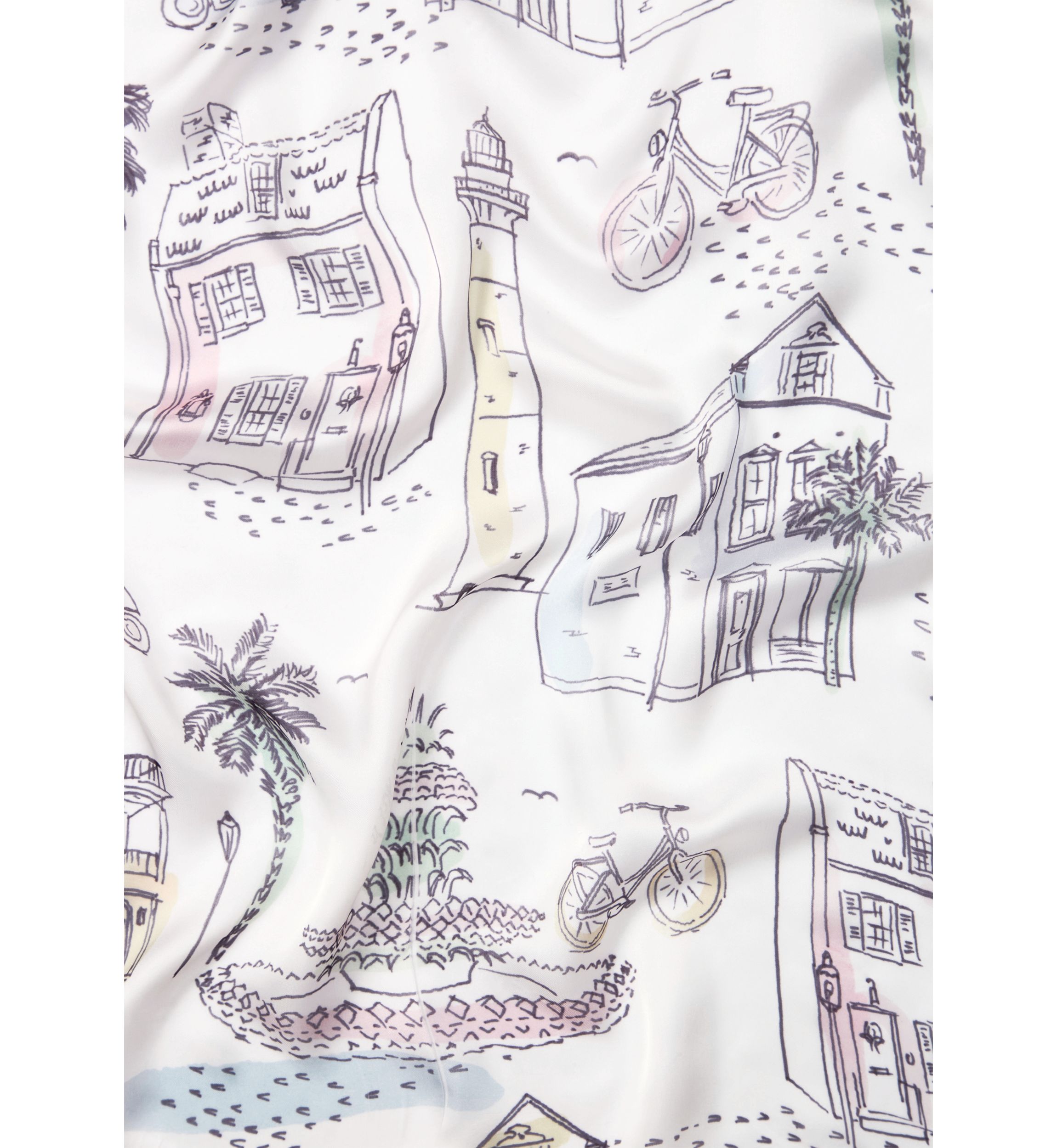 Sewing Down South x Crown & Ivy™ Adgers Printed Square Scarf