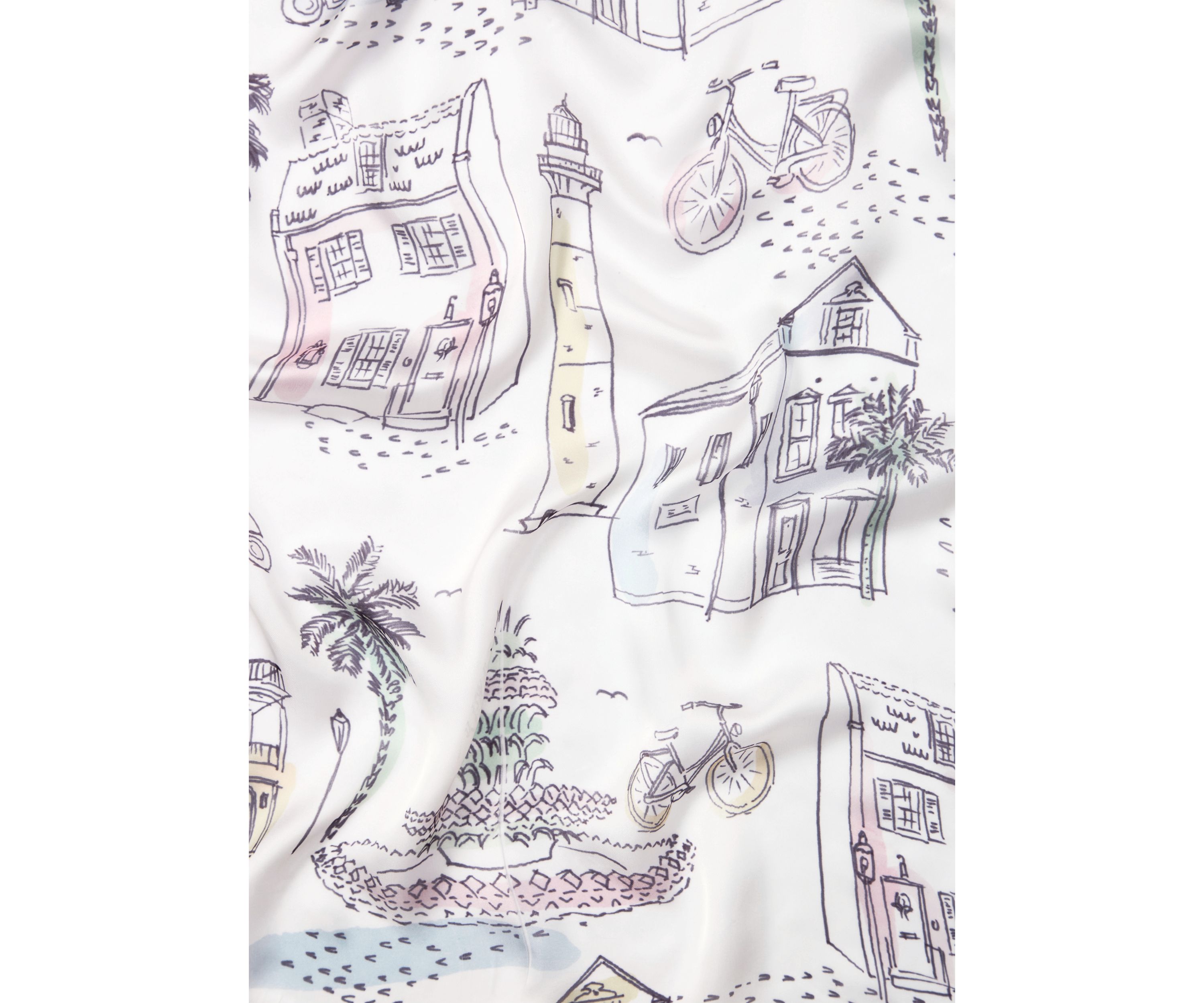 Sewing Down South x Crown & Ivy™ Adgers Printed Square Scarf