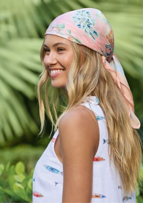 Women's Sewing Down South x Crown & Ivyâ¢ Calhoun Printed Square Scarf, Peach