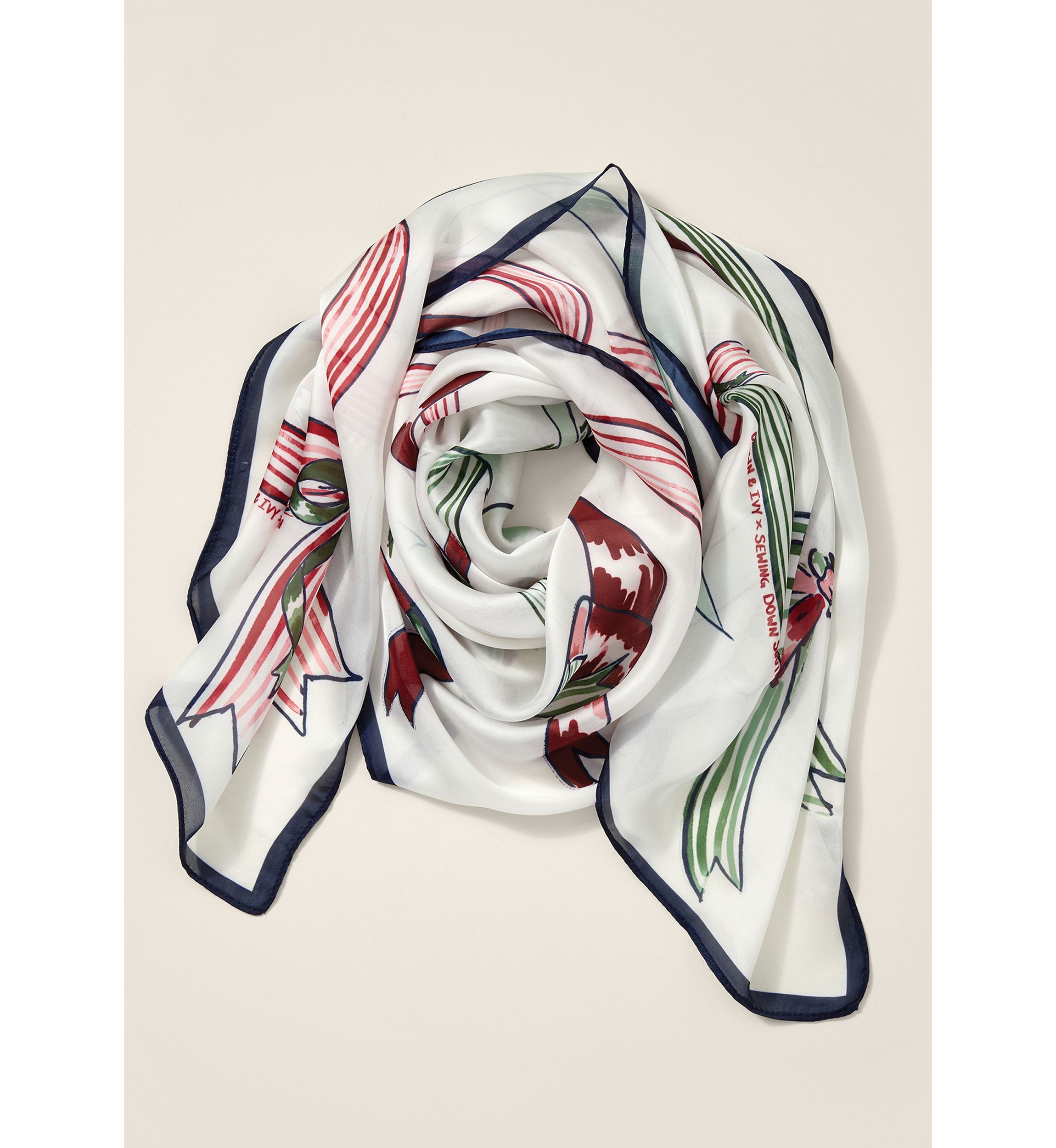 Sewing Down South x Crown & Ivy™ Bow Print Scarf