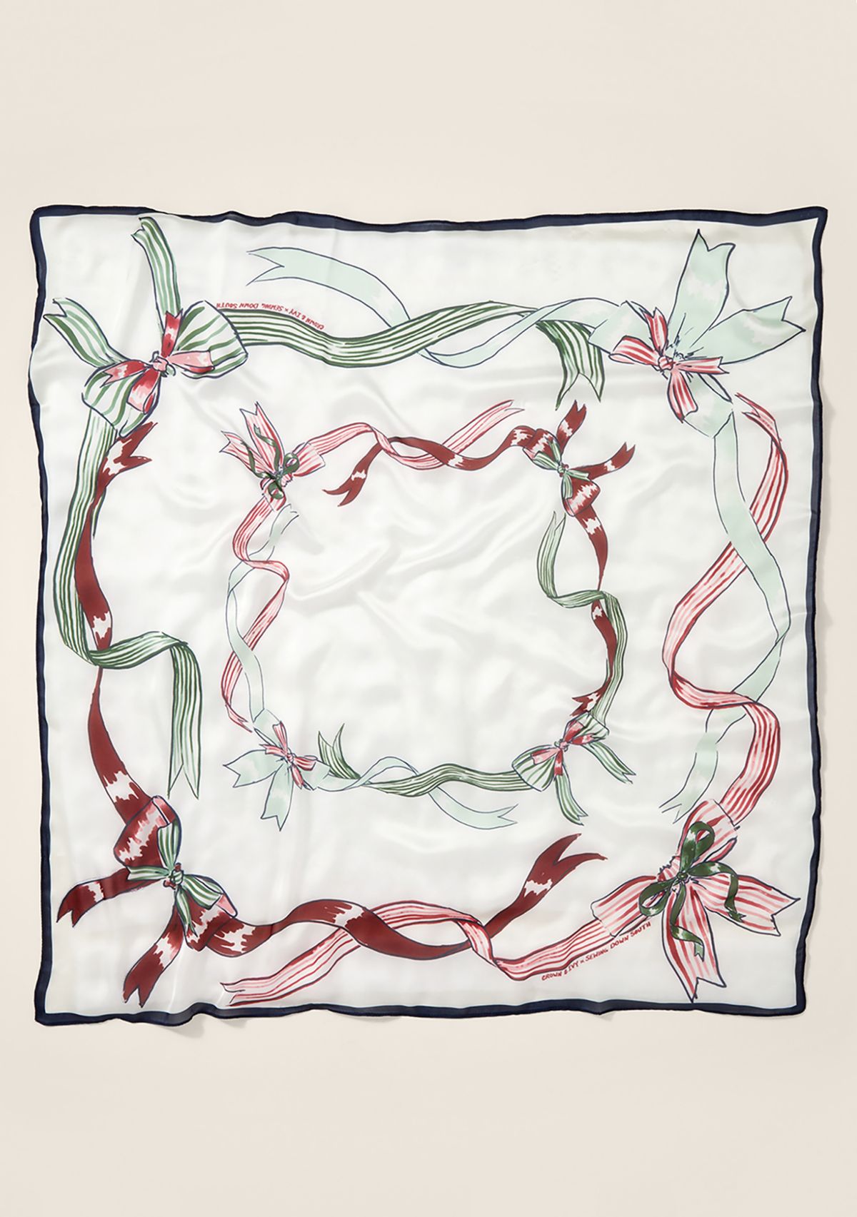 Sewing Down South x Crown & Ivy™ Bow Print Scarf
