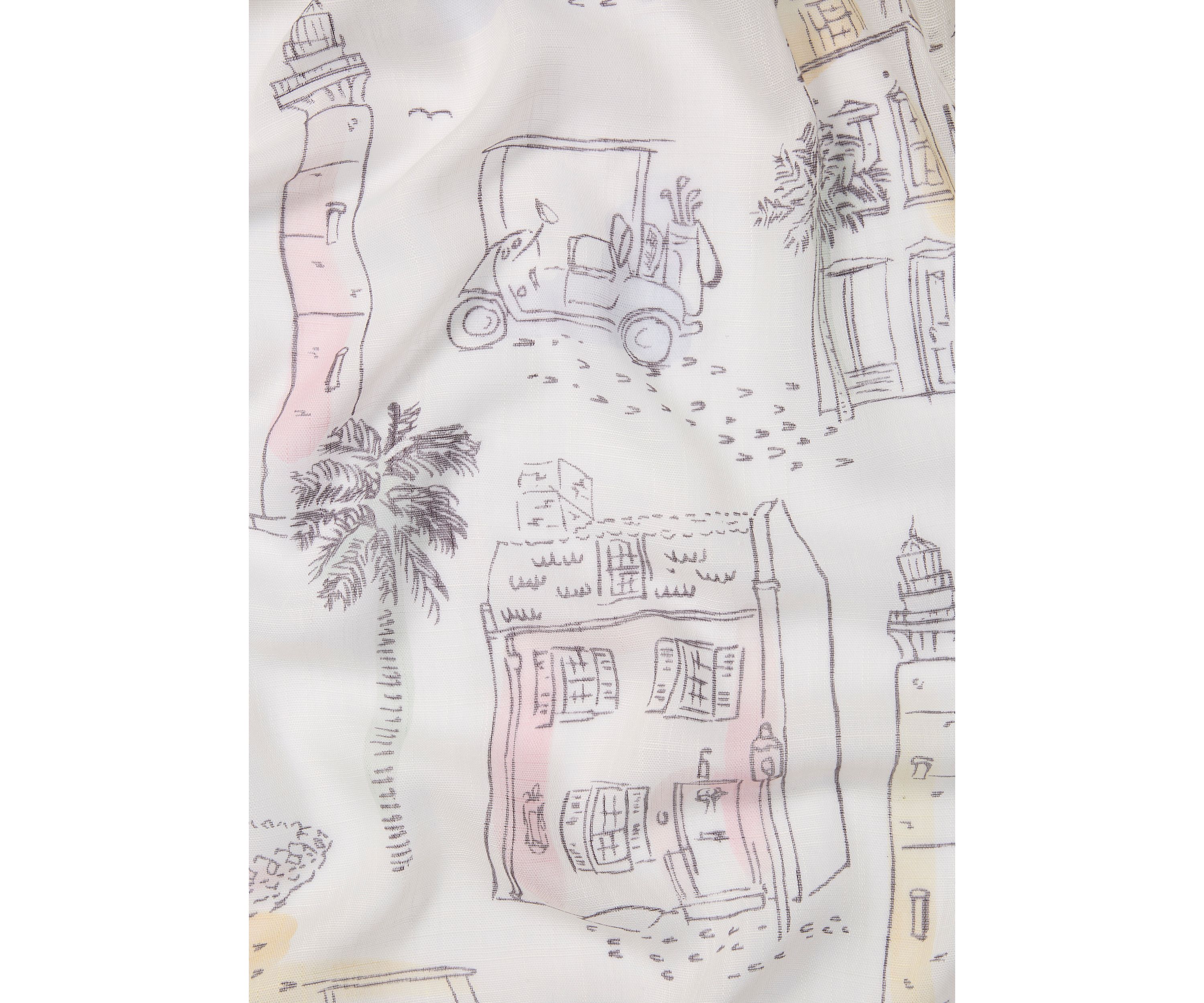 Sewing Down South x Crown & Ivy™ Chalmers Printed Pareo