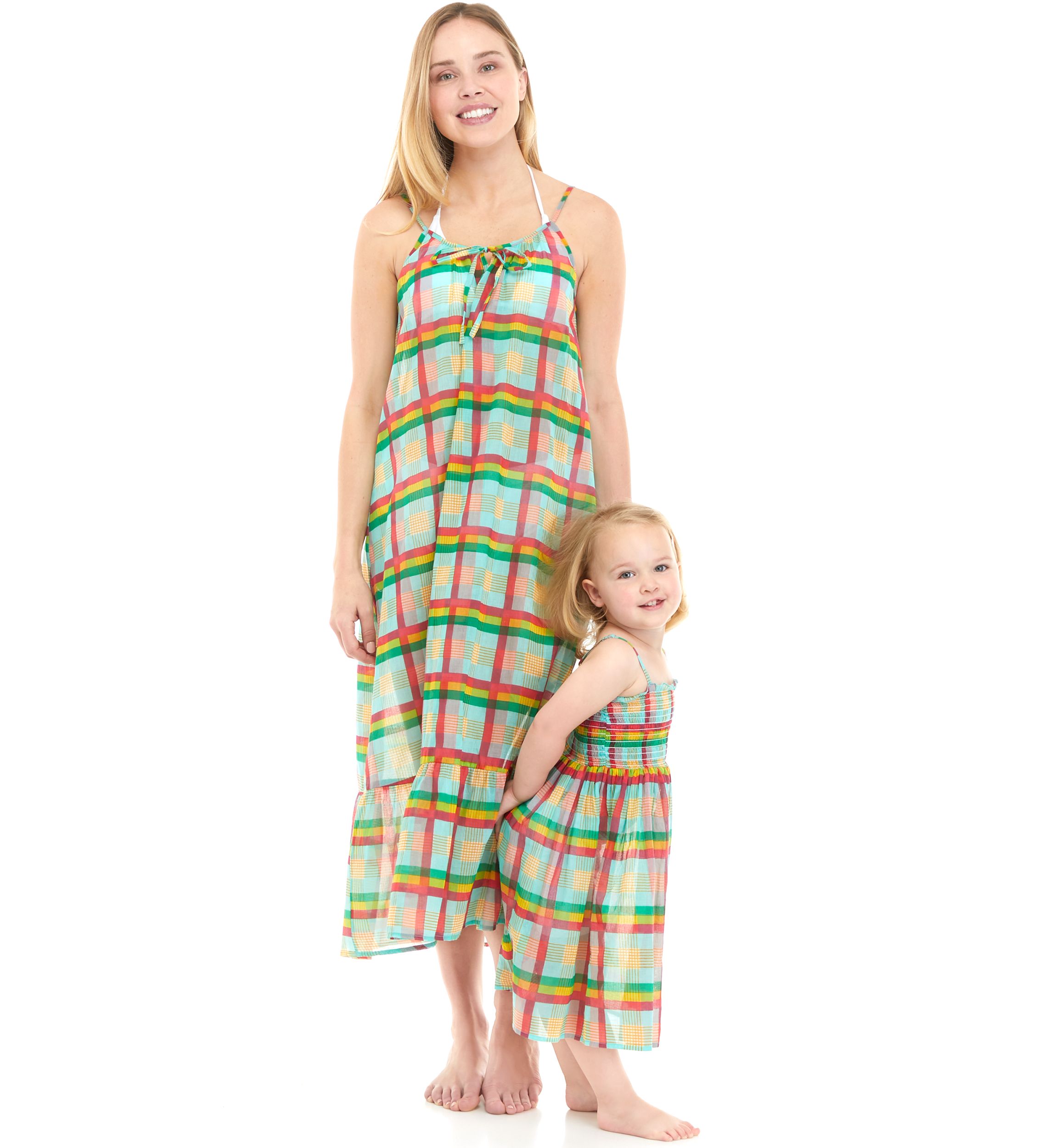 Womens Mommy & Me Plaid Toppers 