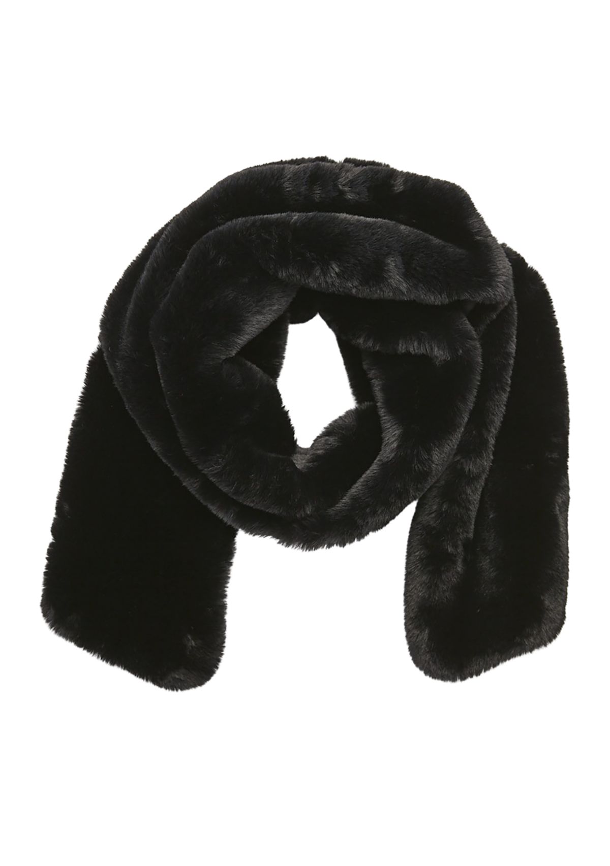 Pull Through Faux Fur Scarf