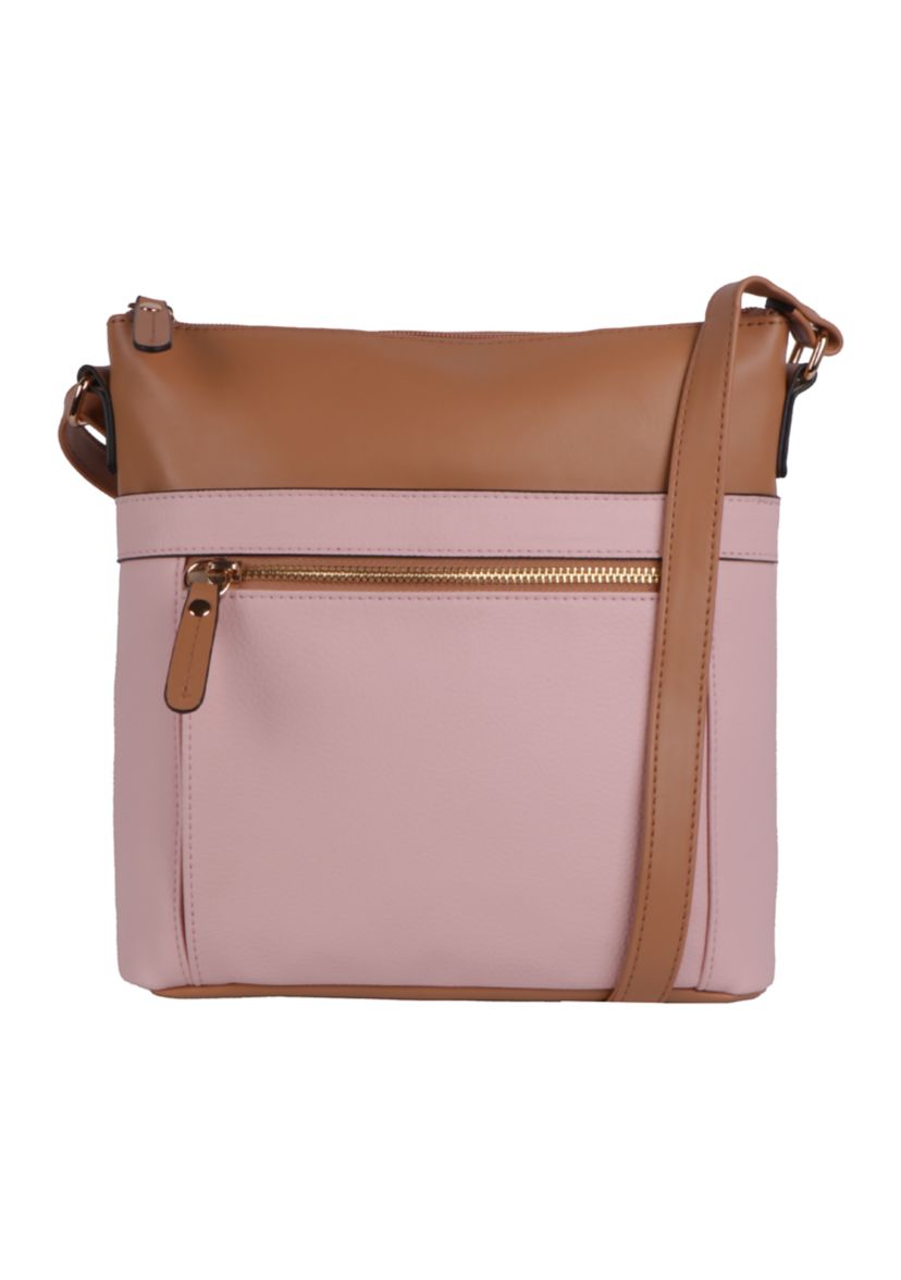 Madelyn Straw Crossbody with Vachetta Leather