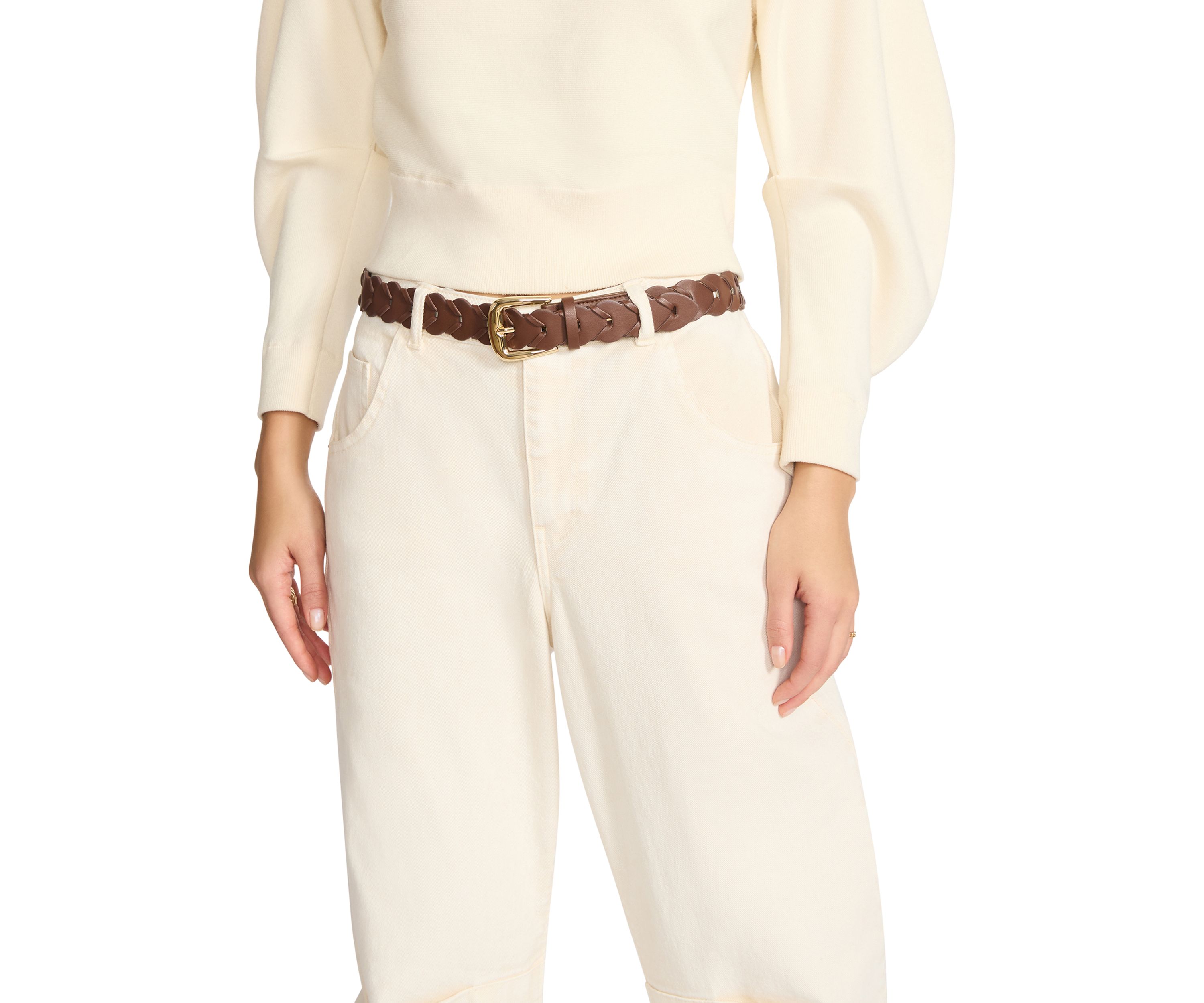 Whipstitched Pants Belt