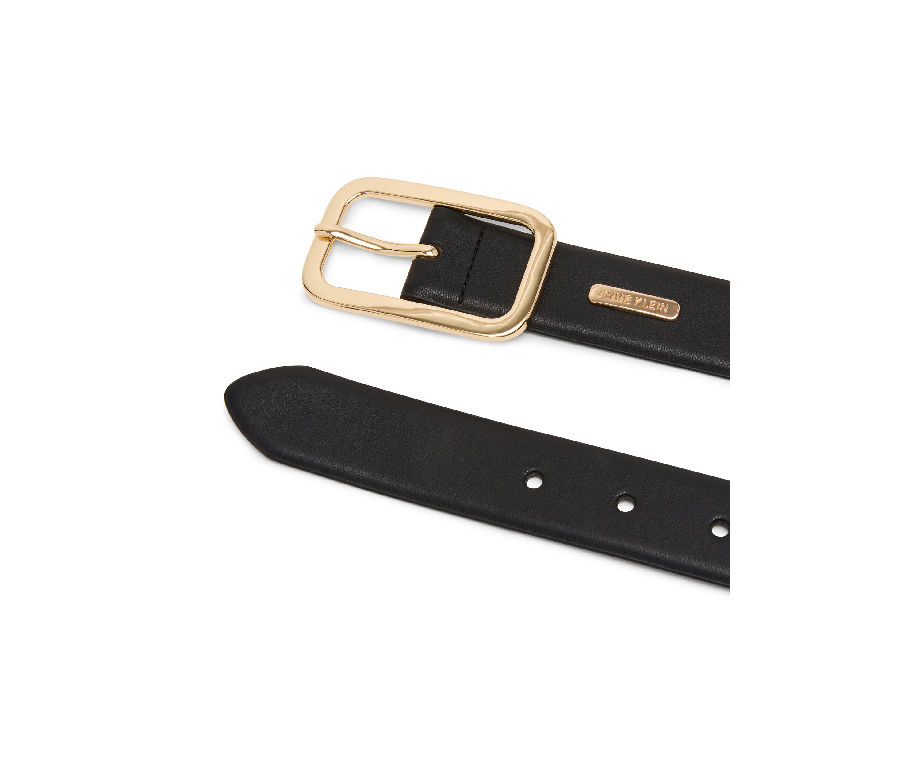 Square Oval Buckle Pants Belt