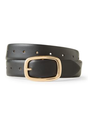 Anne Klein Women's Belt with Square Oval Buckle