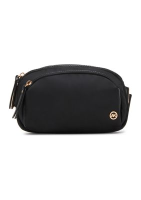 Anne Klein Women s Double Zipper Belt Bag Black