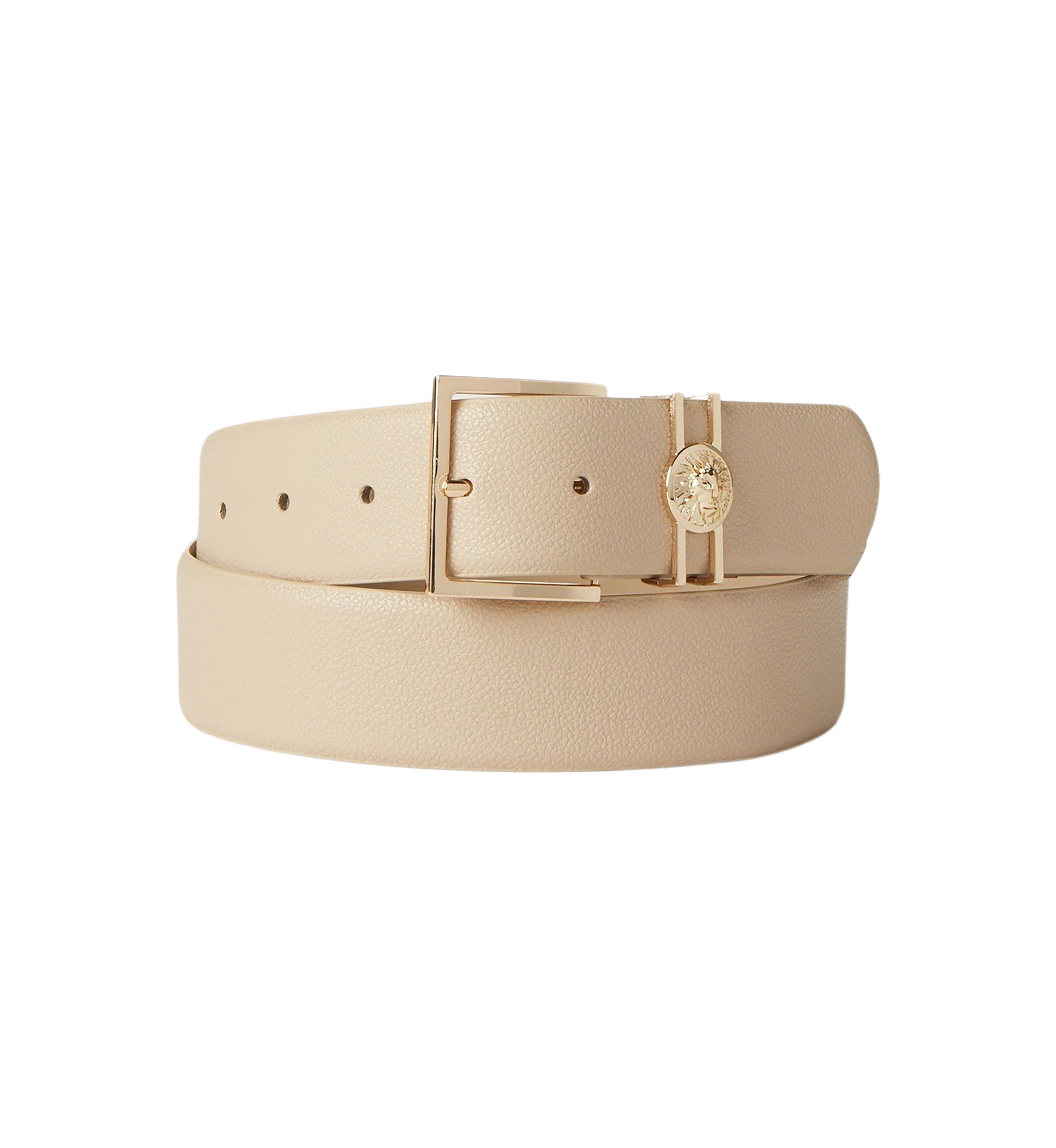 Anne Klein Gold and Tan Women\'s Belt Anne Klein Solid Reversible Pant Belt, Latte, S at Amazon  main image 3