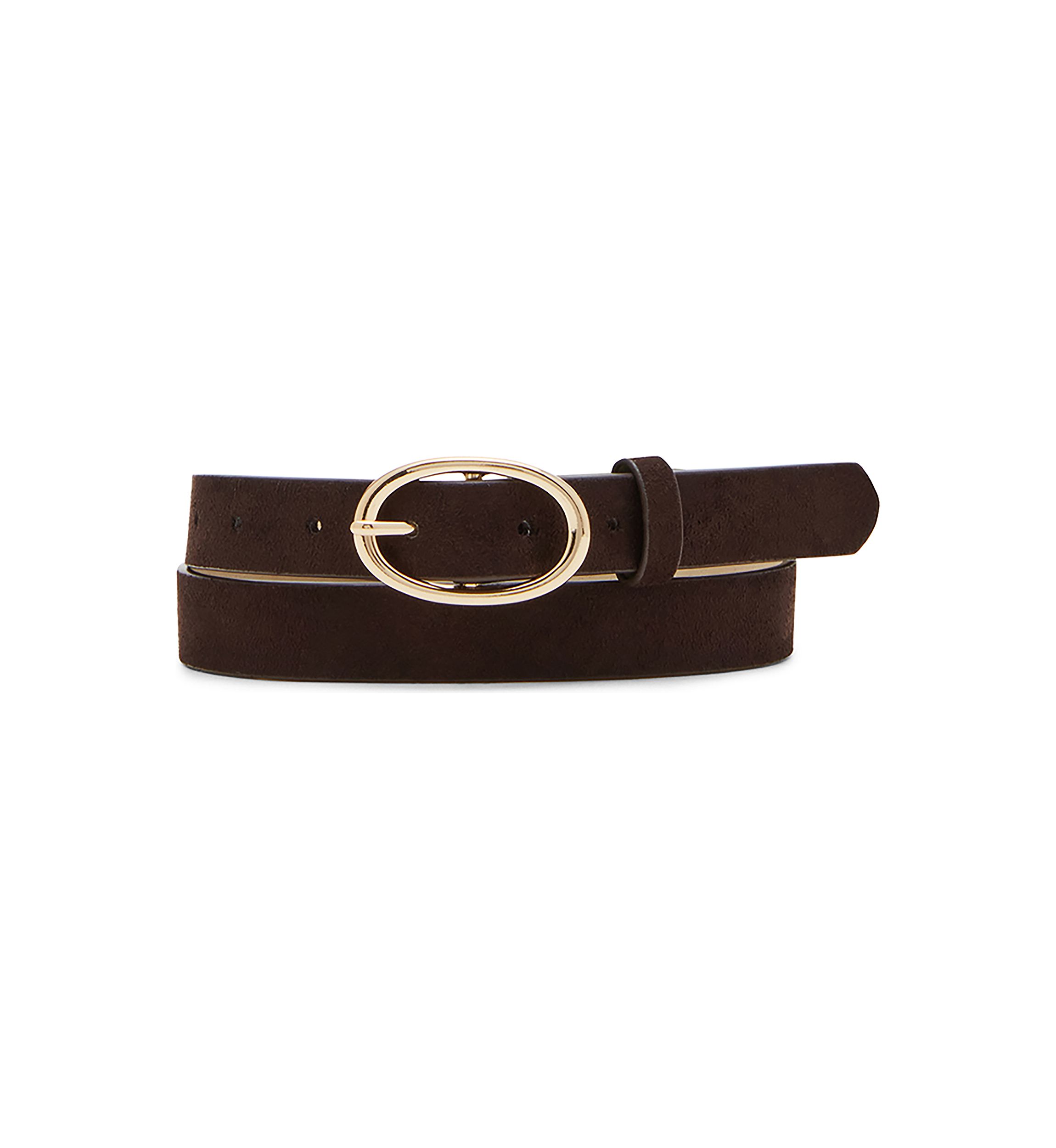 Leather and Suede Belts - Set of 2
