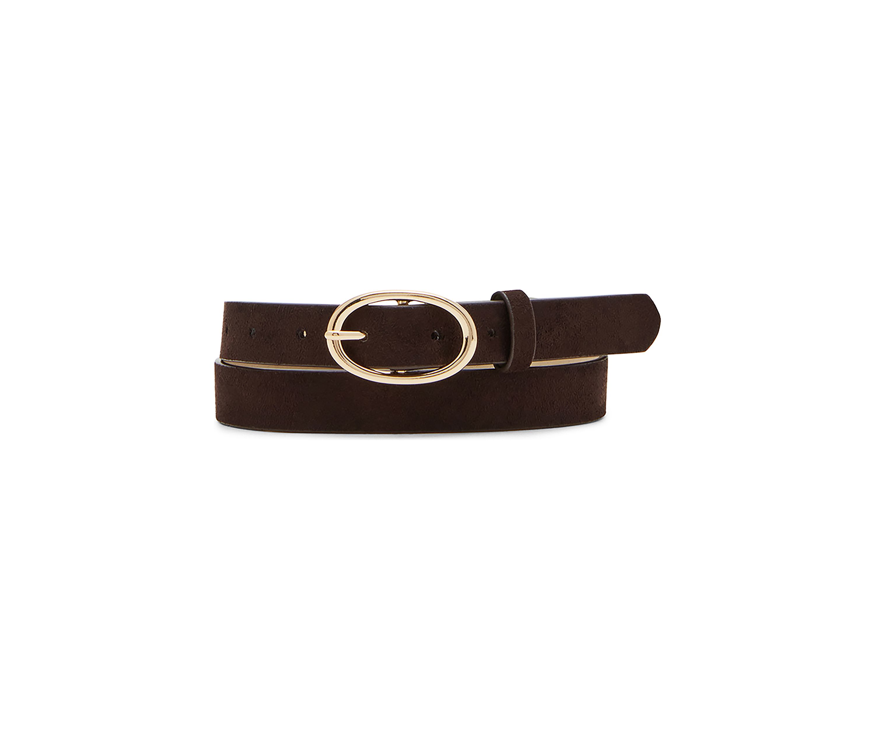 Leather and Suede Belts - Set of 2