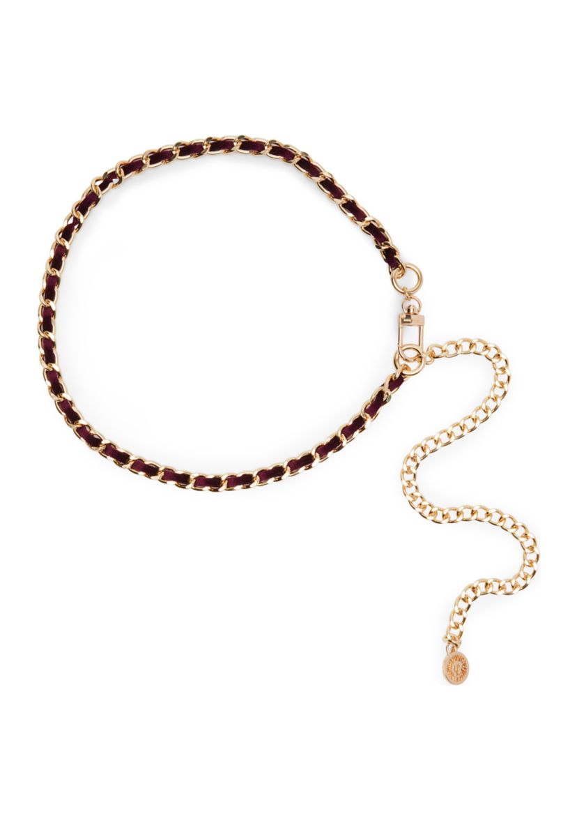 Velvet Chain Belt 