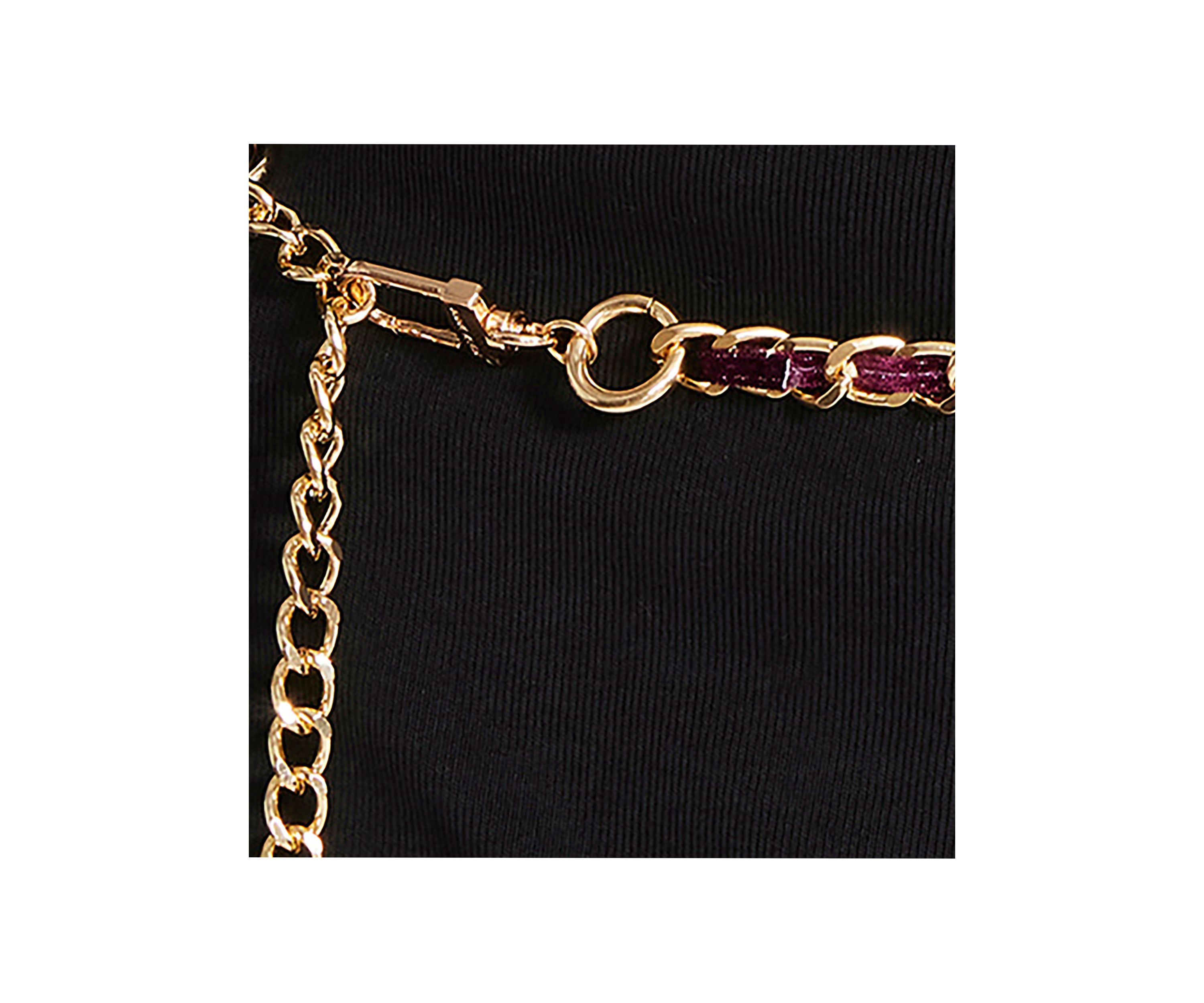 Velvet Chain Belt 