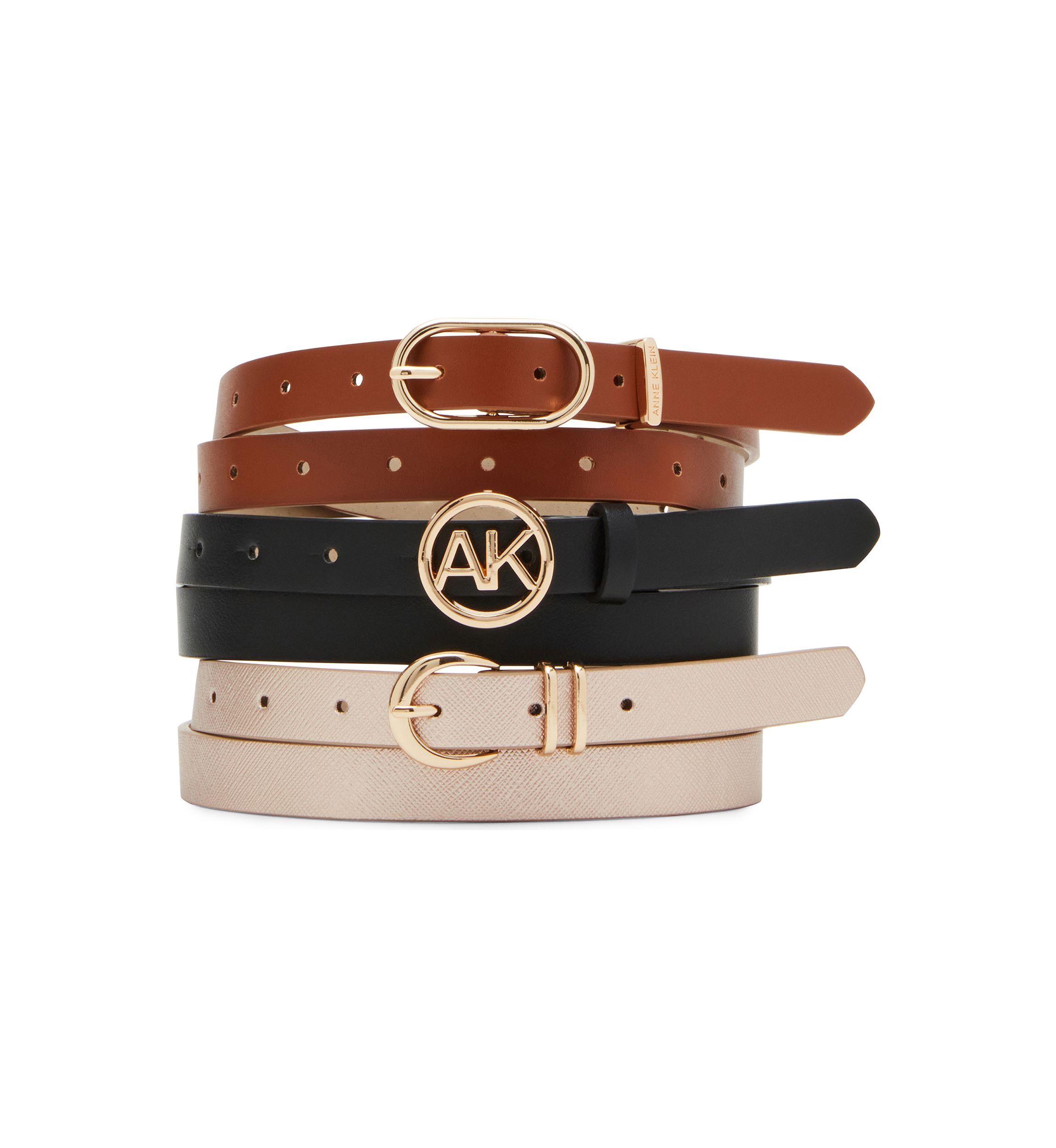 3 for 1 Circle Logo Belt Set