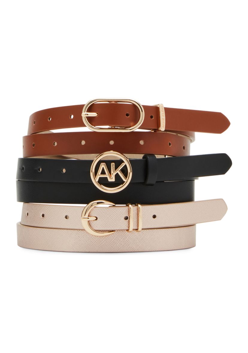 3 for 1 Circle Logo Belt Set