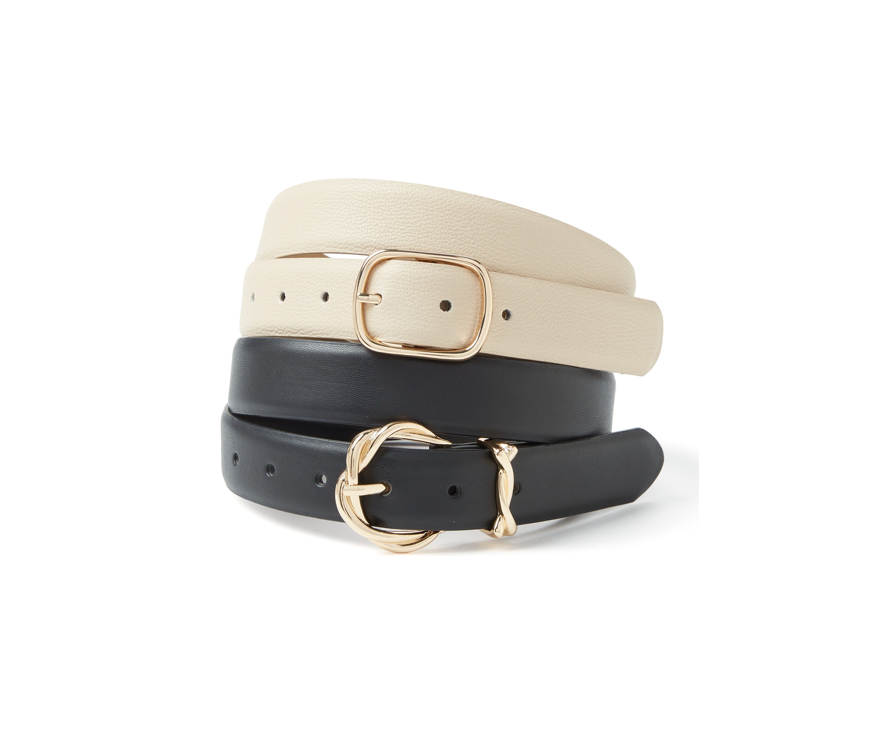 2 for 1 Rounded Square Buckle Belt