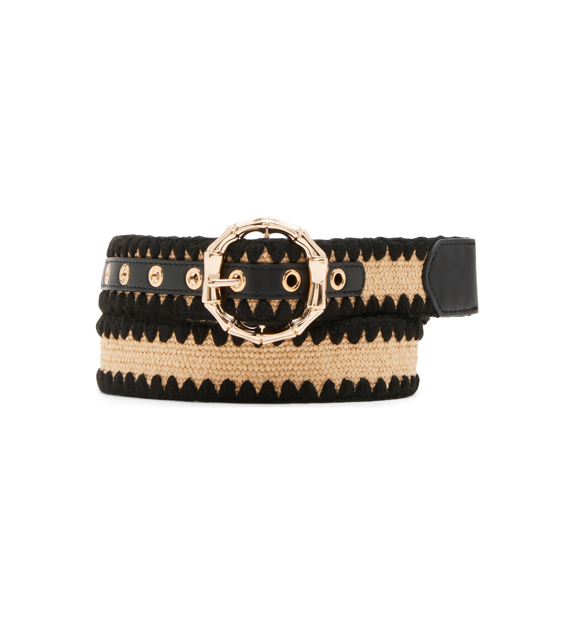 Metal Bamboo Buckle Belt