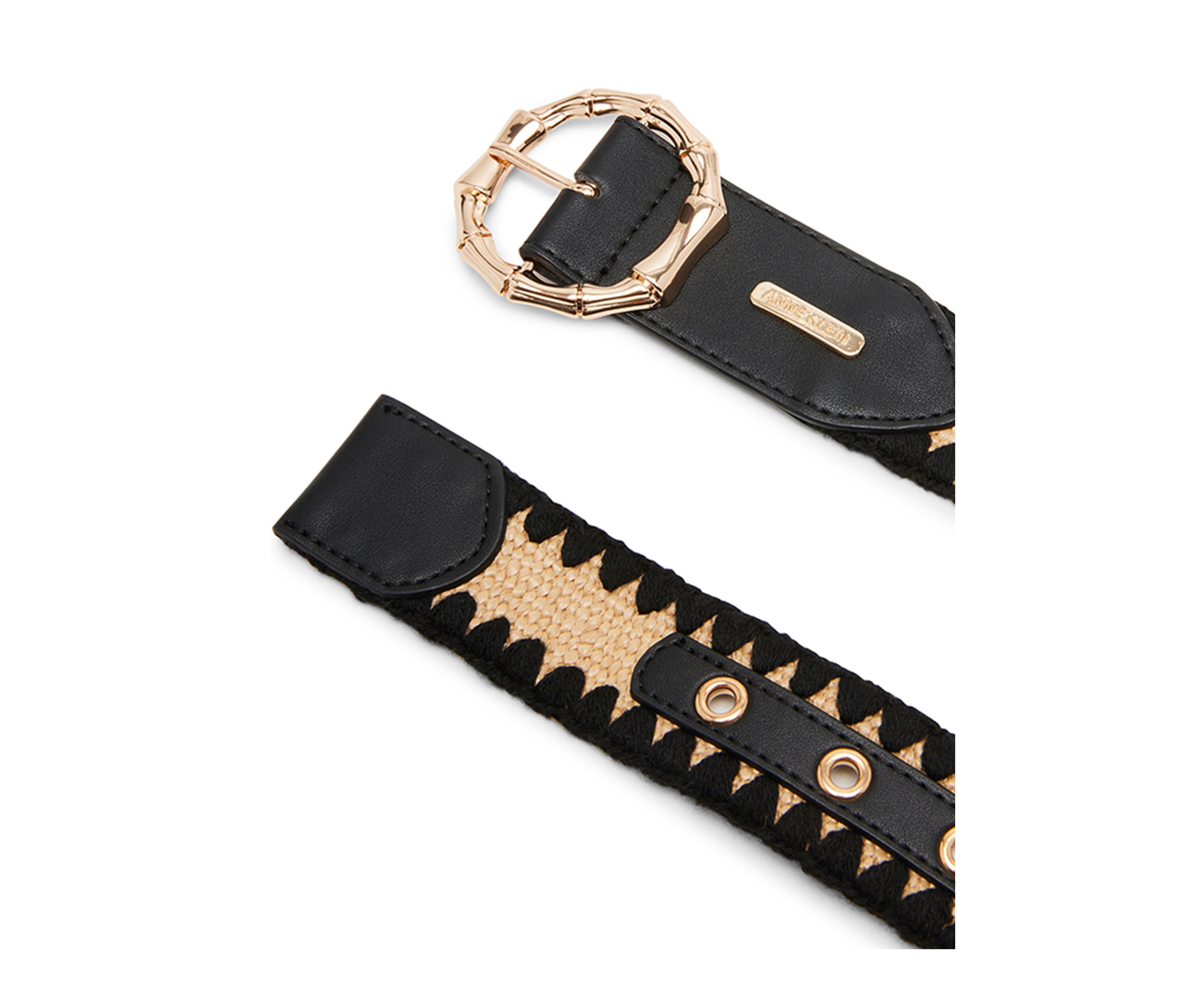 Metal Bamboo Buckle Belt