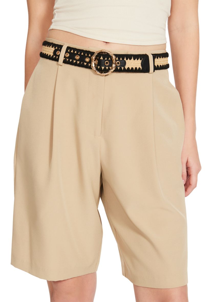 Metal Bamboo Buckle Belt